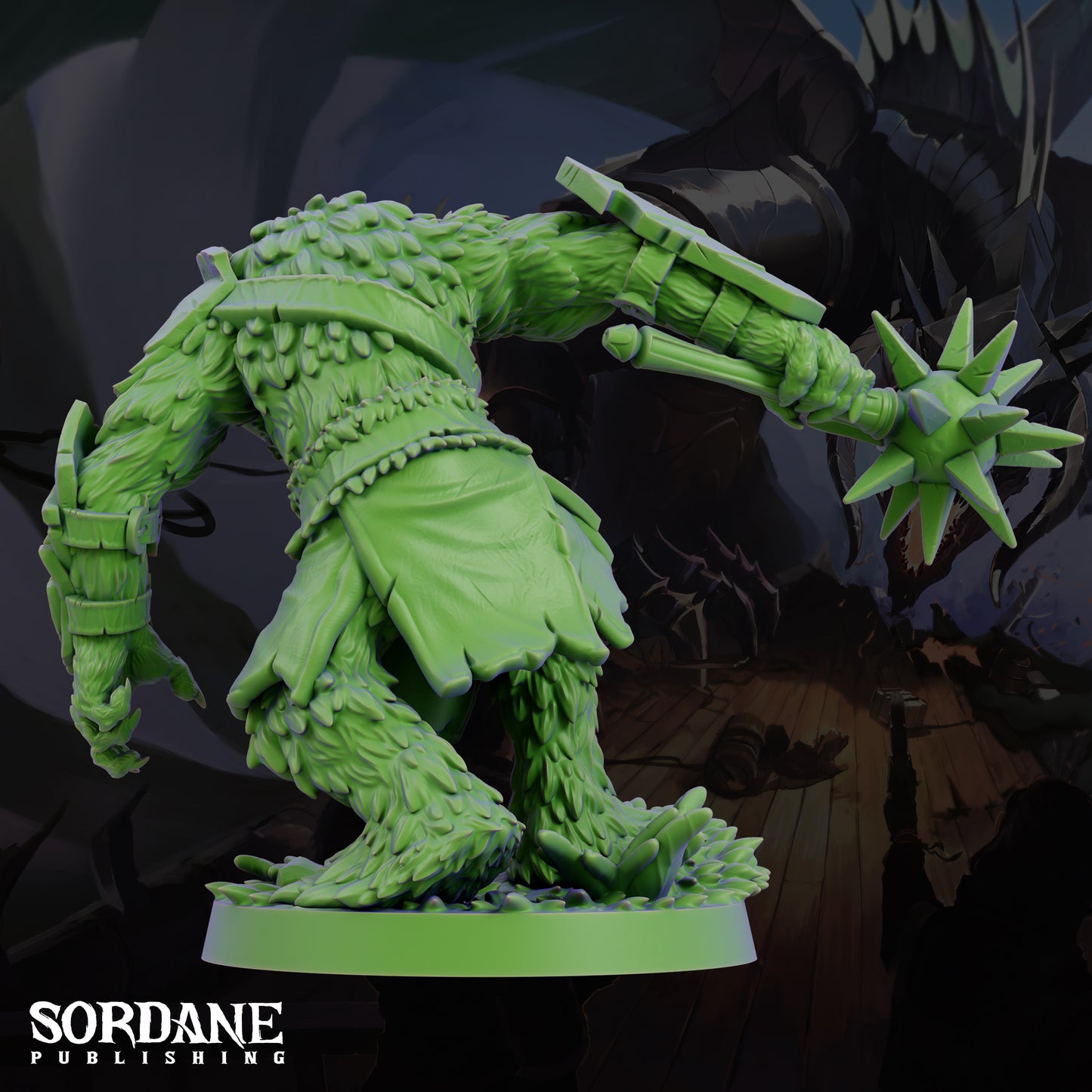 Bugbear Savage Goblinoid Warrior Resin Tabletop RPG Figure 25mm or 50mm Base