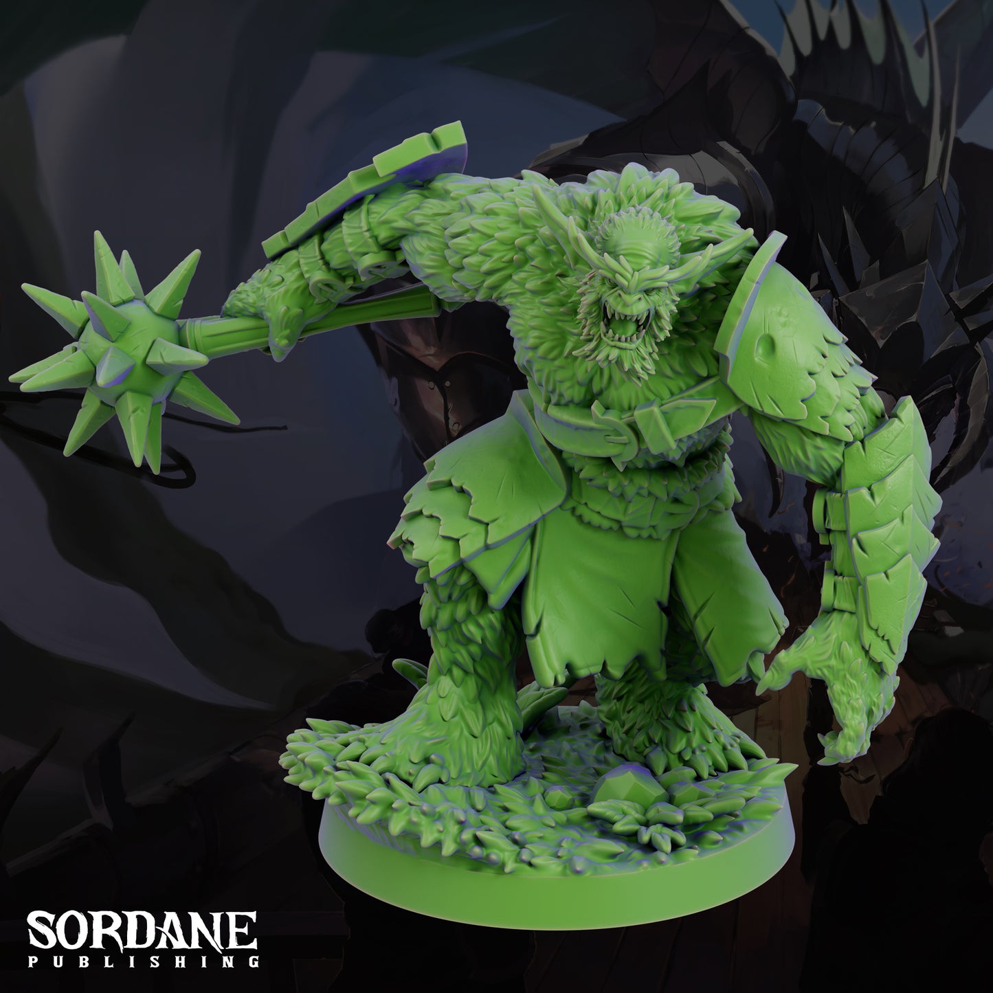 Bugbear Savage Goblinoid Warrior Resin Tabletop RPG Figure 25mm or 50mm Base