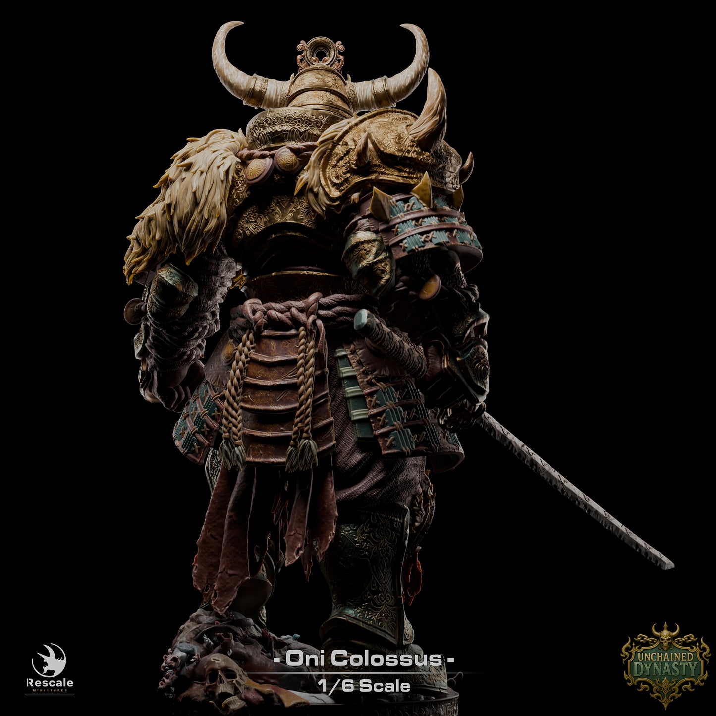 Oni Colossus 1/6 Scale Figure | Massive Oni Demon Statue | Resin 3D Printed Fantasy Display Model