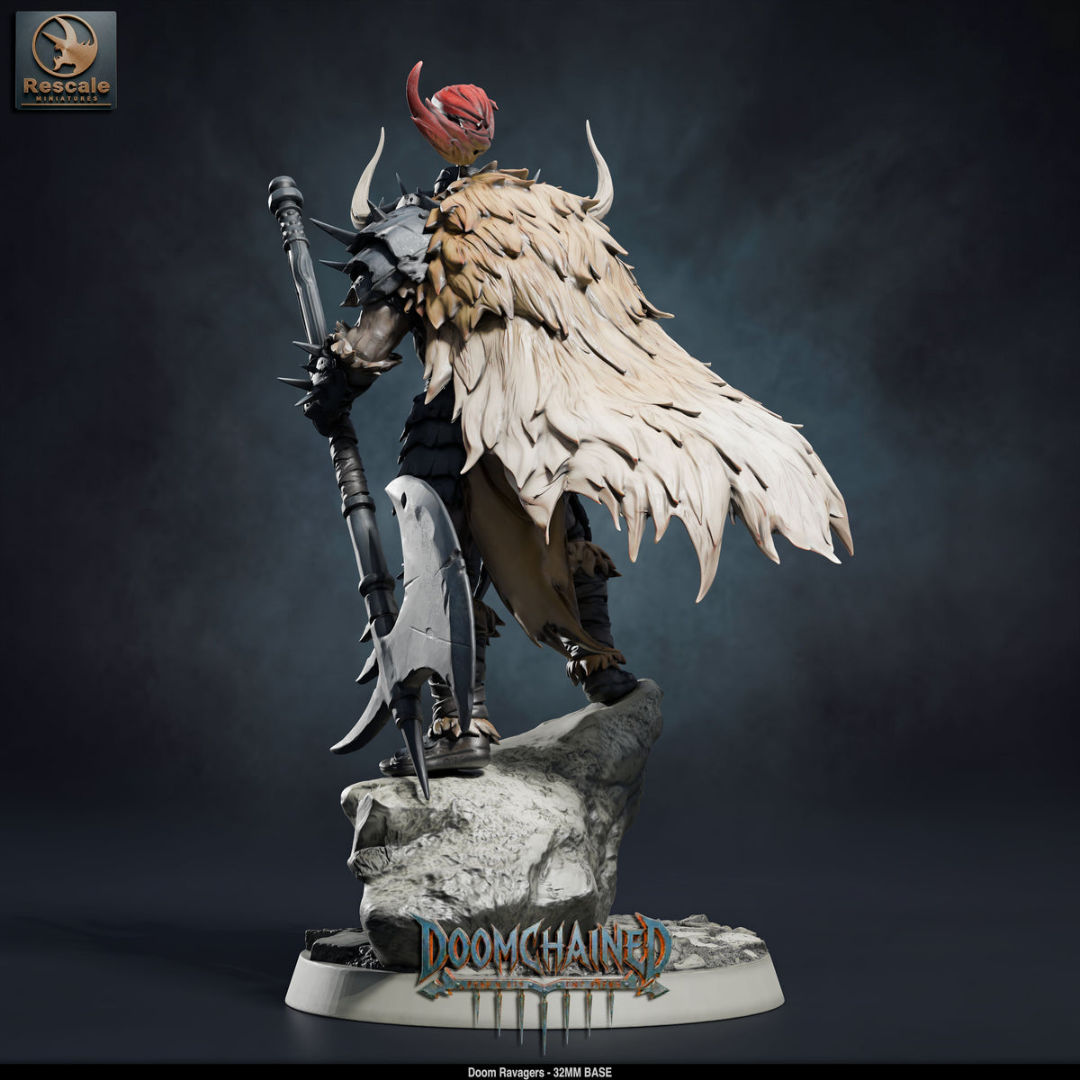 Doom Ravager Knights DND TTRPG Resin Miniature 32mm Base