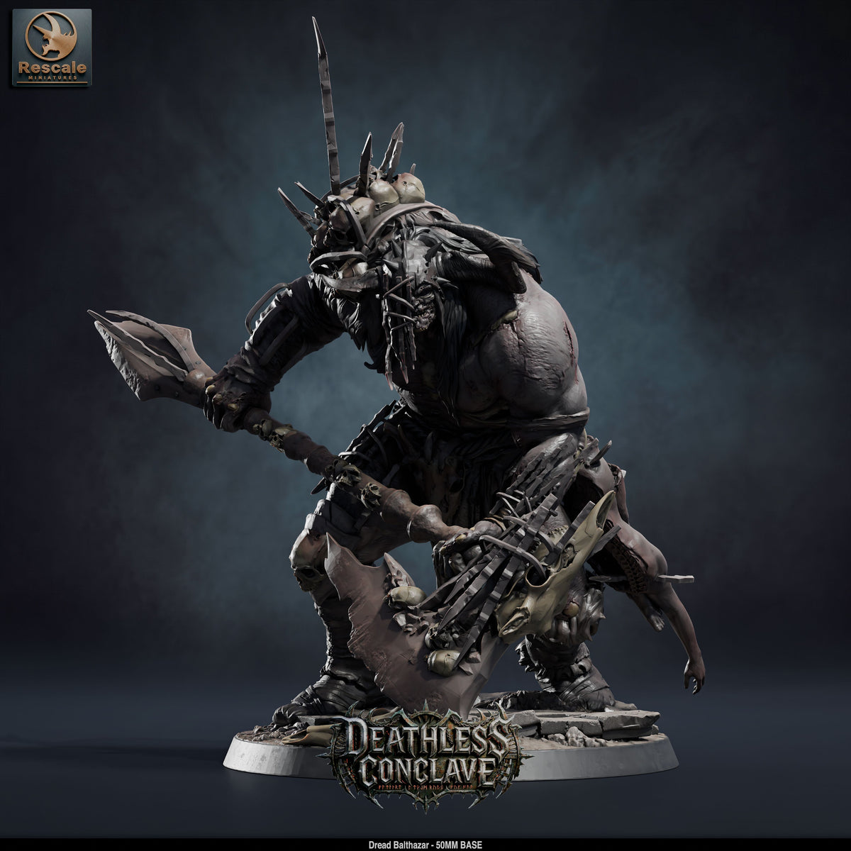 Dread Balthazar DND TTRPG Resin Model 50mm Base