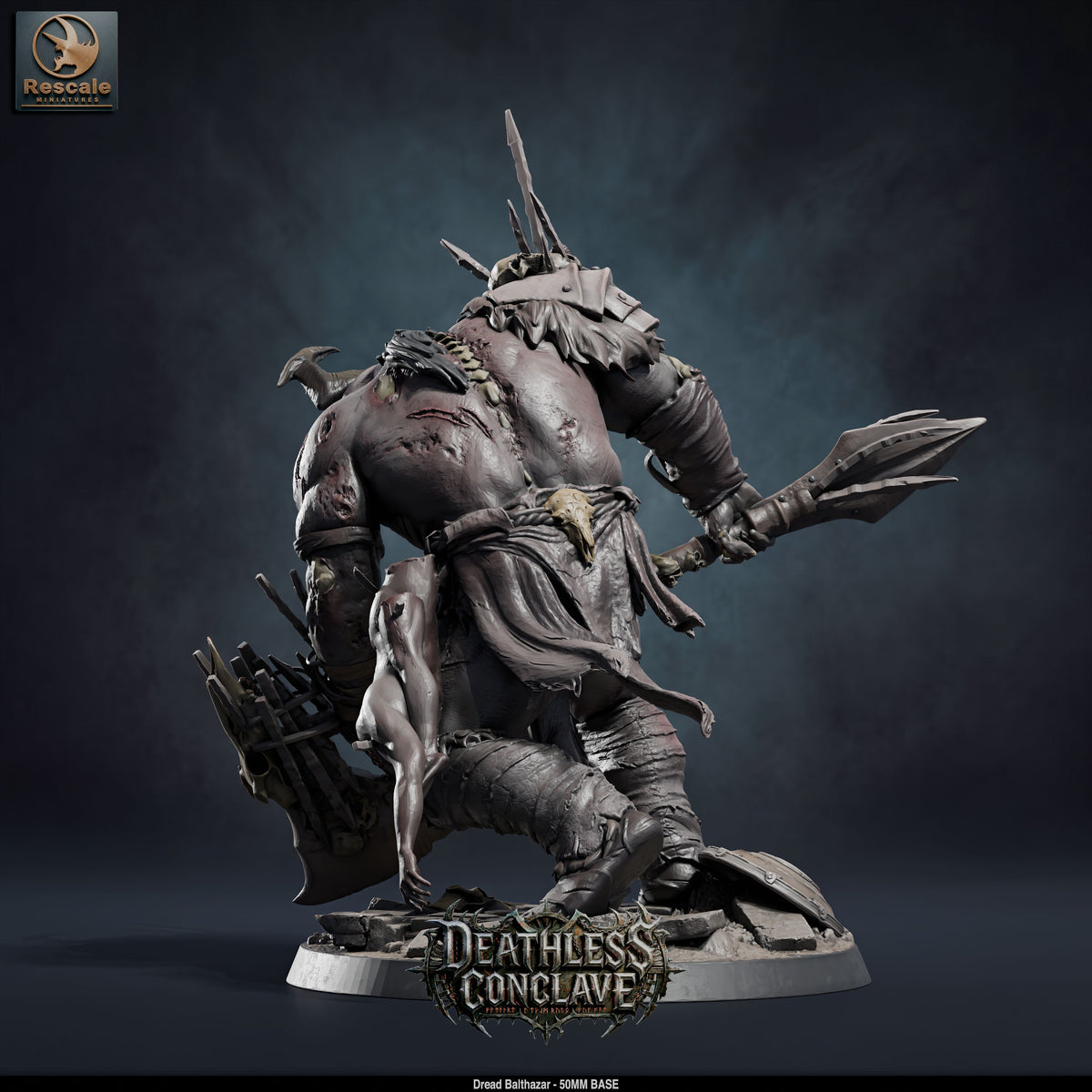 Dread Balthazar DND TTRPG Resin Model 50mm Base