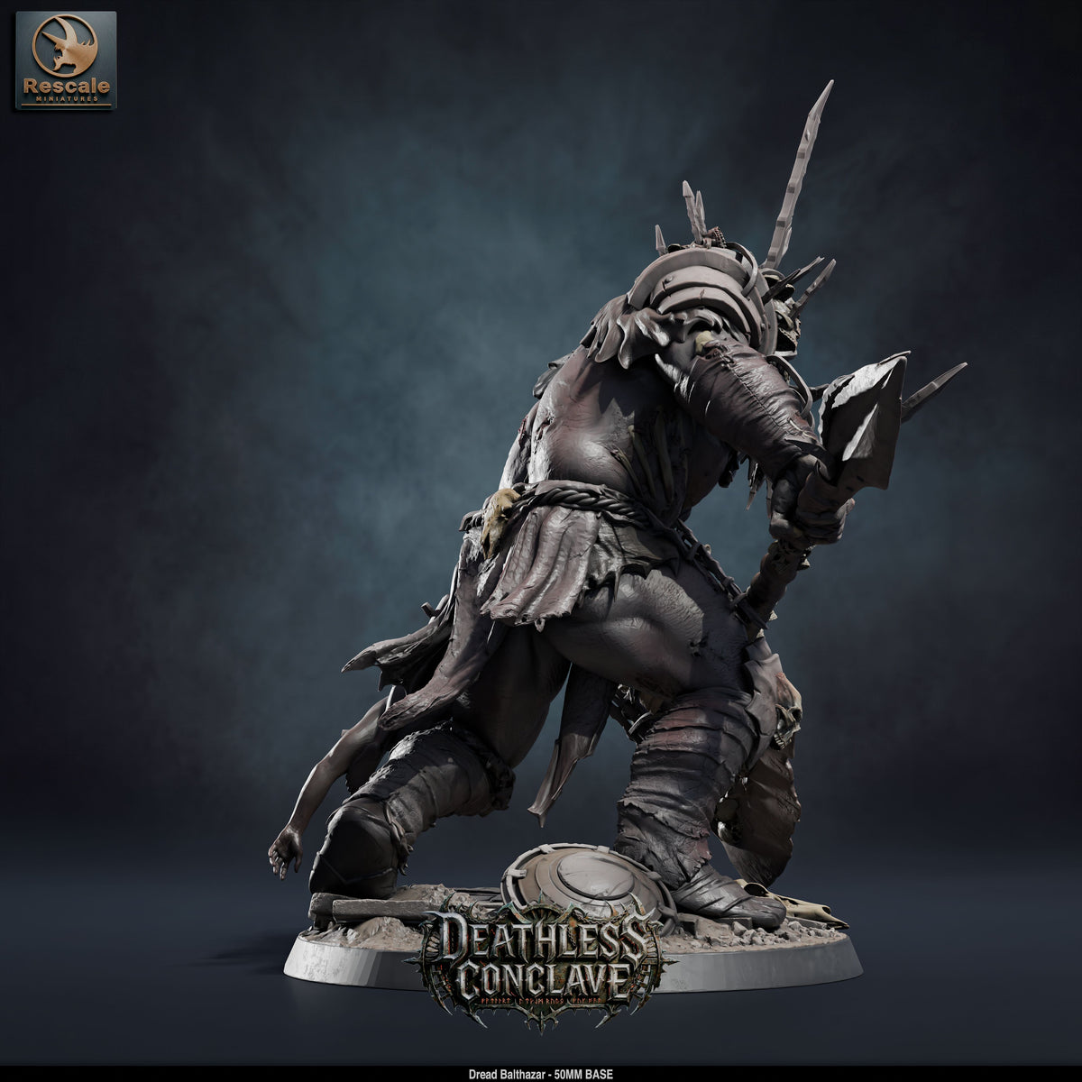 Dread Balthazar DND TTRPG Resin Model 50mm Base