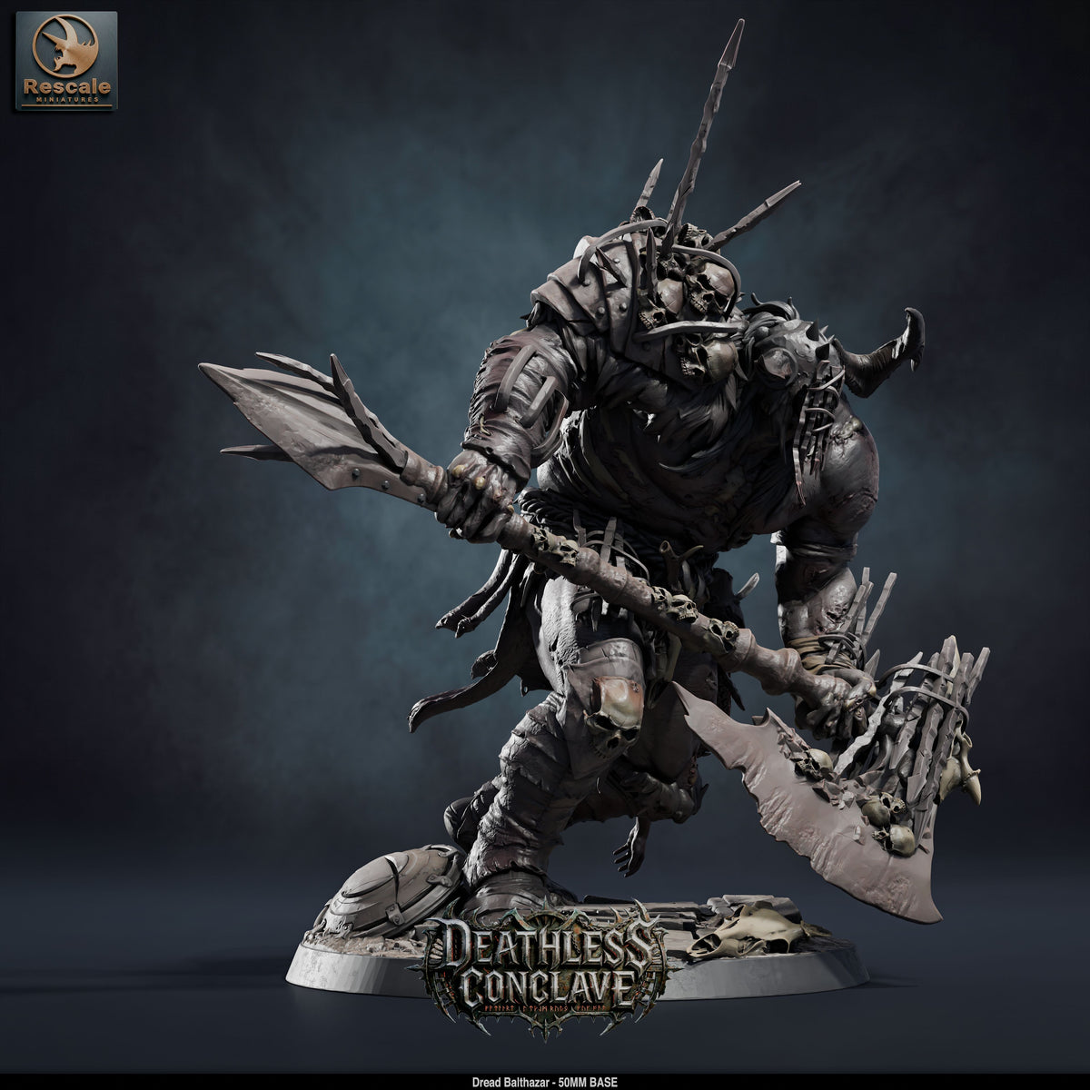 Dread Balthazar DND TTRPG Resin Model 50mm Base