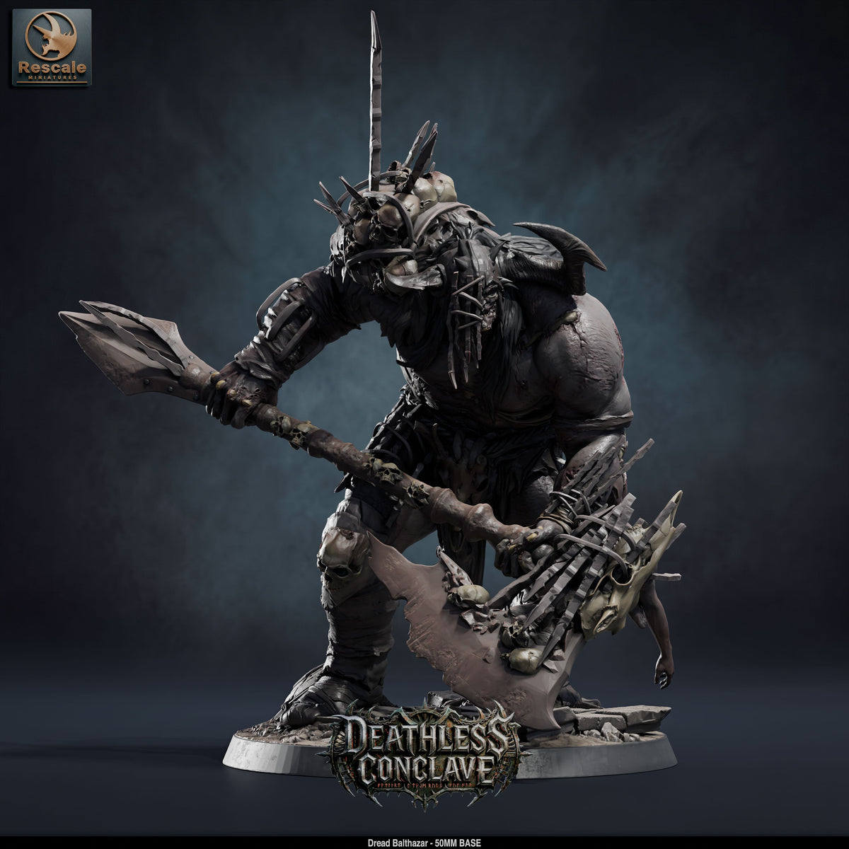 Dread Balthazar DND TTRPG Resin Model 50mm Base