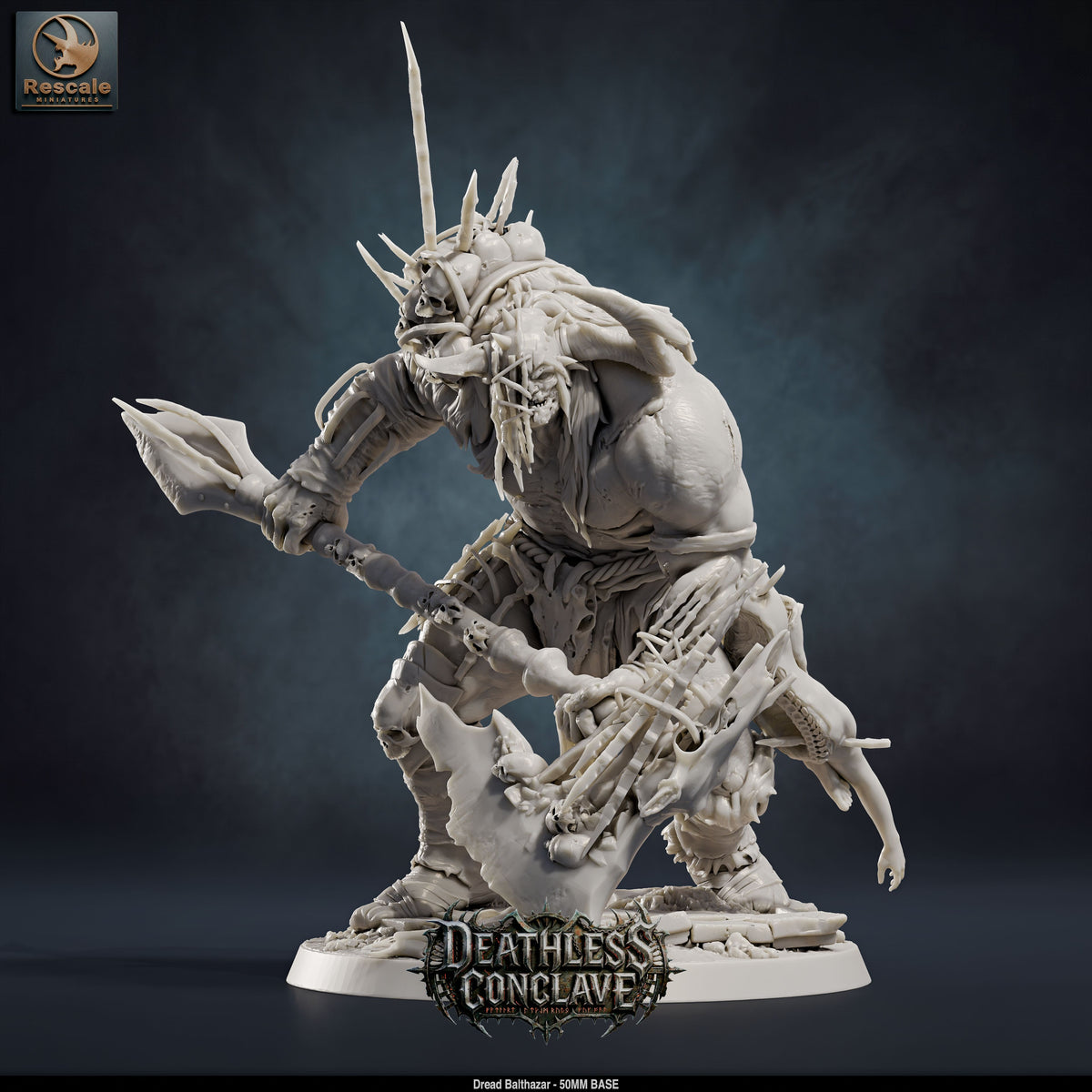 Dread Balthazar DND TTRPG Resin Model 50mm Base