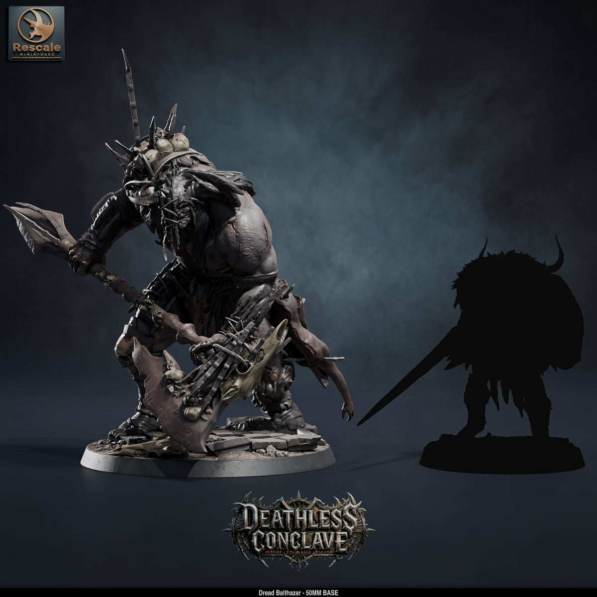 Dread Balthazar DND TTRPG Resin Model 50mm Base