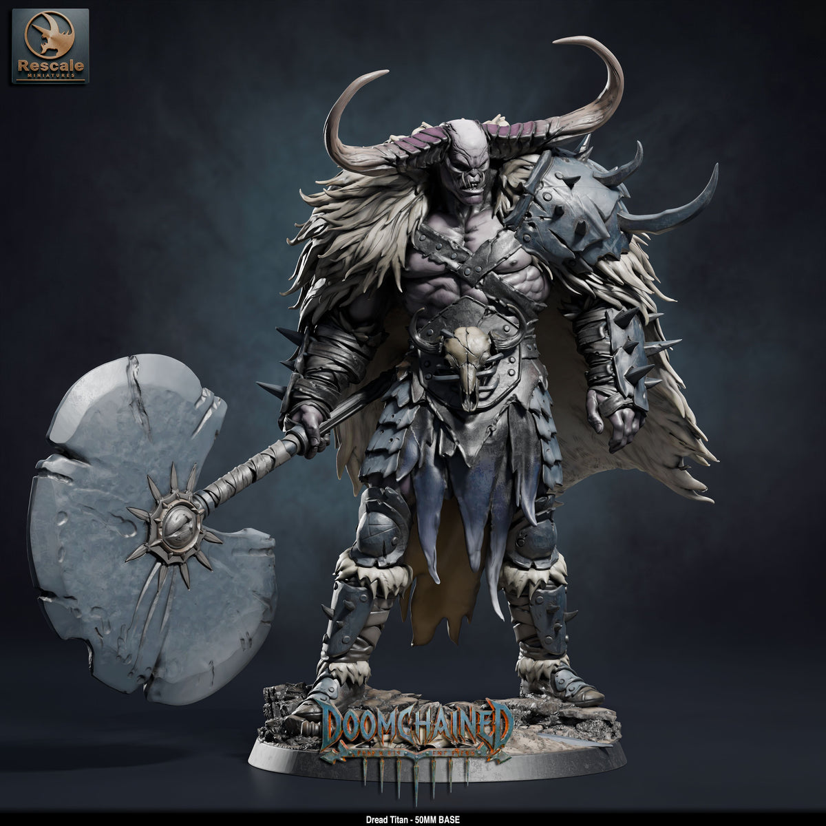 Dread Titan DND TTRPG Resin Model 50mm Base