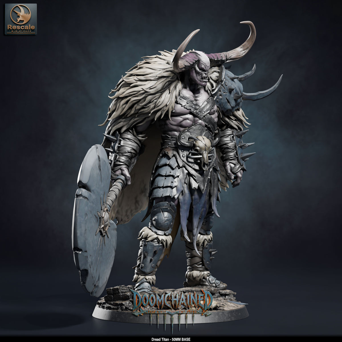 Dread Titan DND TTRPG Resin Model 50mm Base