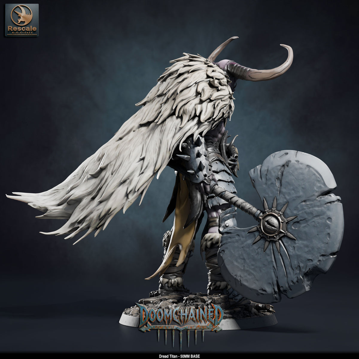 Dread Titan DND TTRPG Resin Model 50mm Base