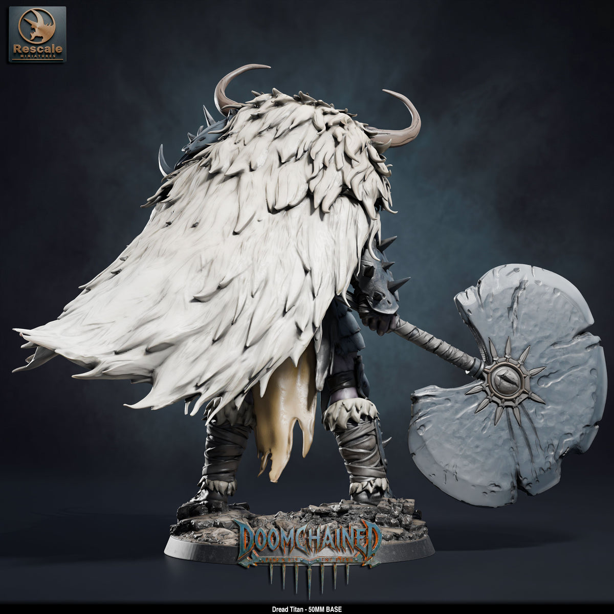 Dread Titan DND TTRPG Resin Model 50mm Base