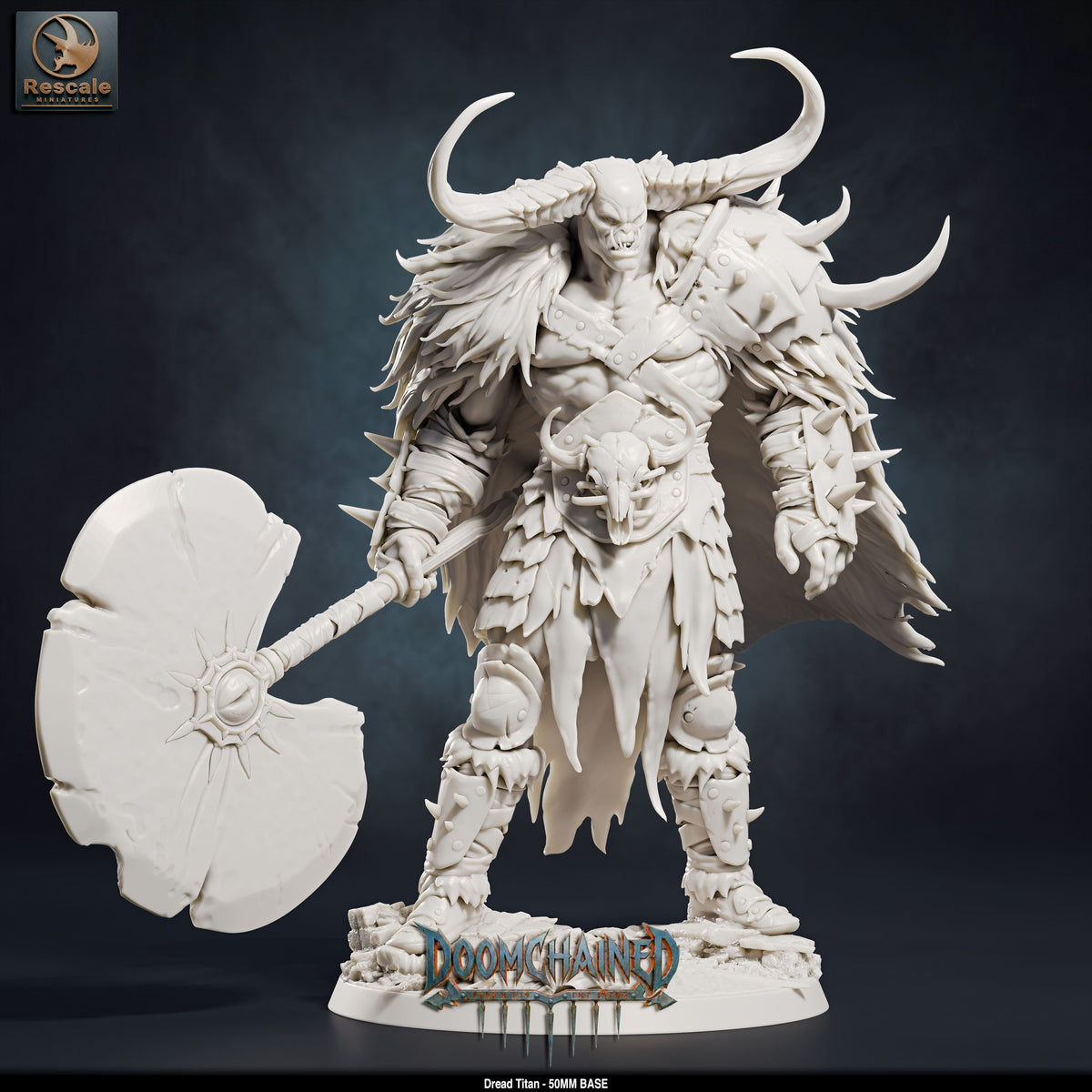 Dread Titan DND TTRPG Resin Model 50mm Base