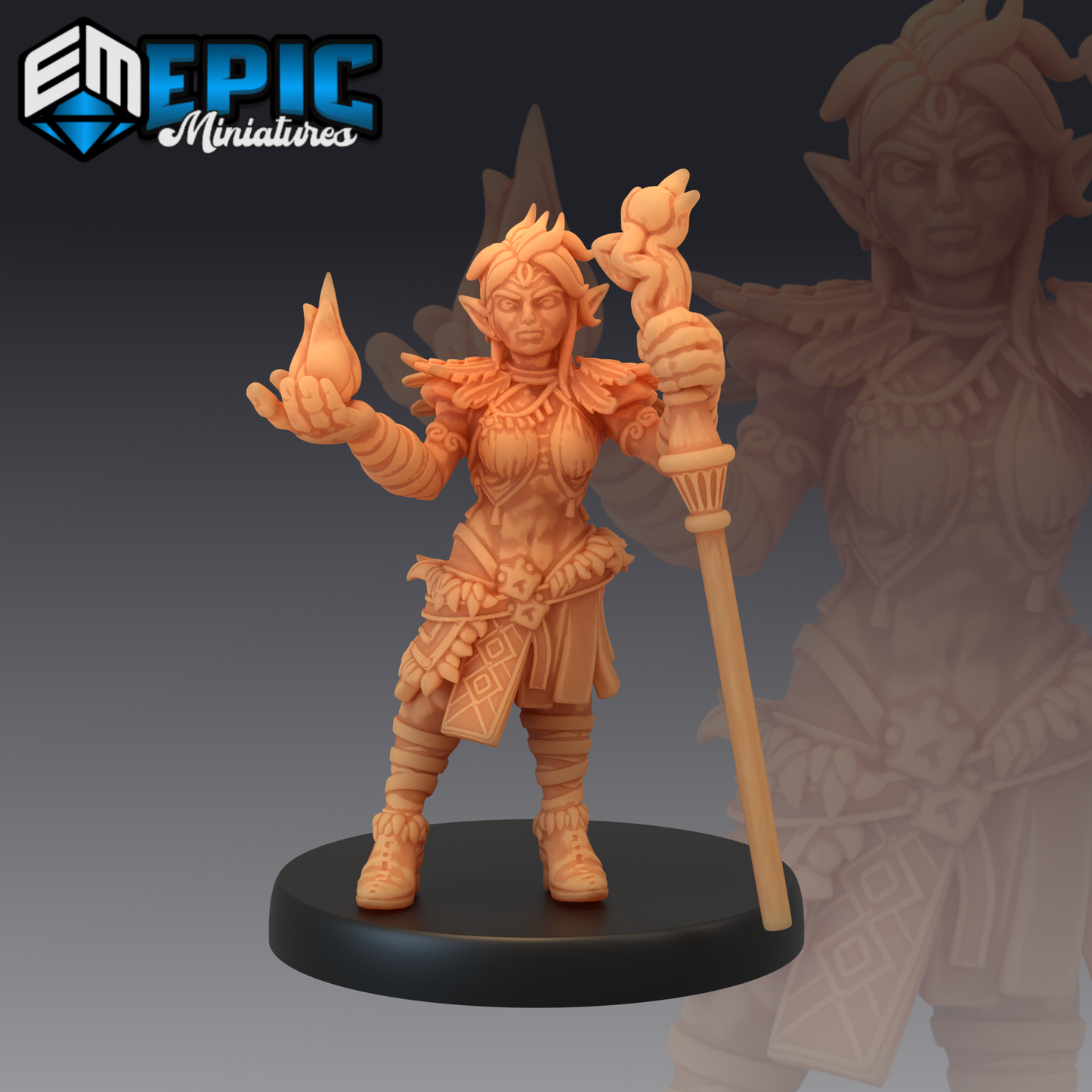 Goblin & Elf Miniatures D&D | Fantasy Tabletop RPG Characters | Resin Printed Figures | 25mm Base