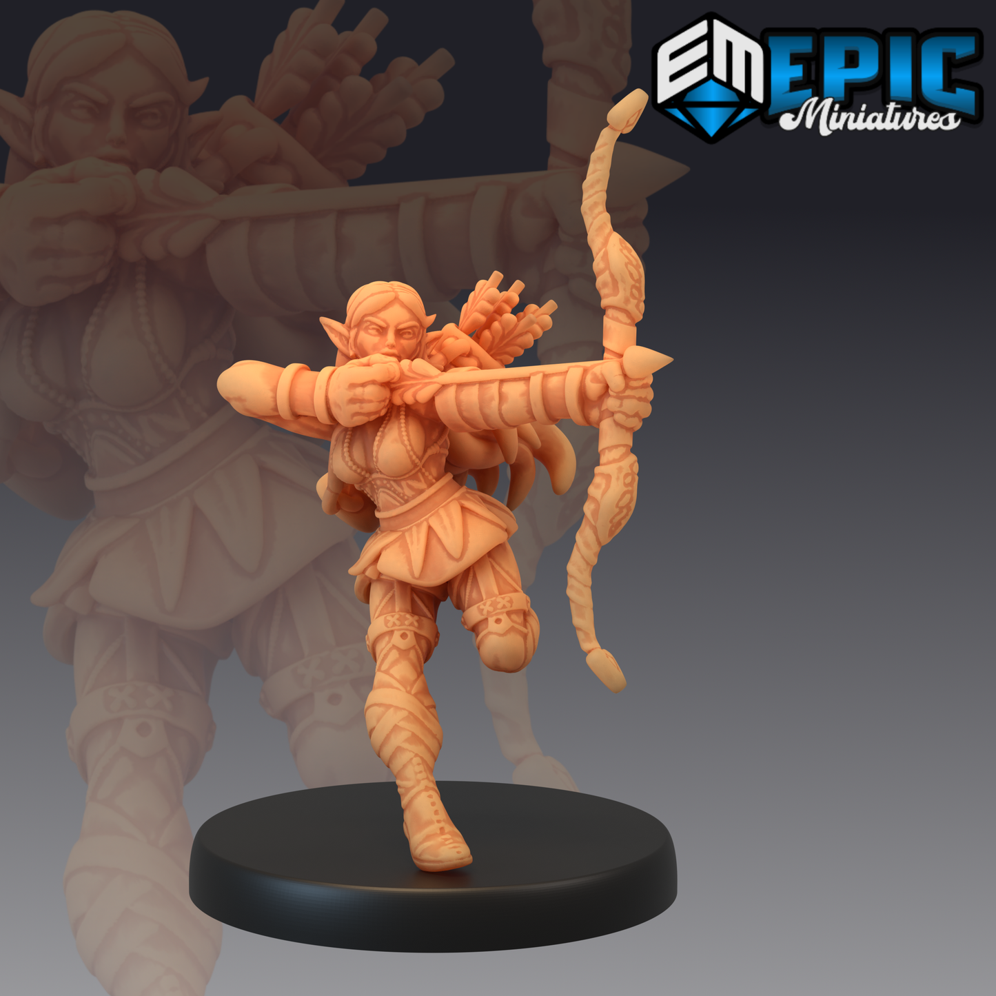 Goblin & Elf Miniatures D&D | Fantasy Tabletop RPG Characters | Resin Printed Figures | 25mm Base