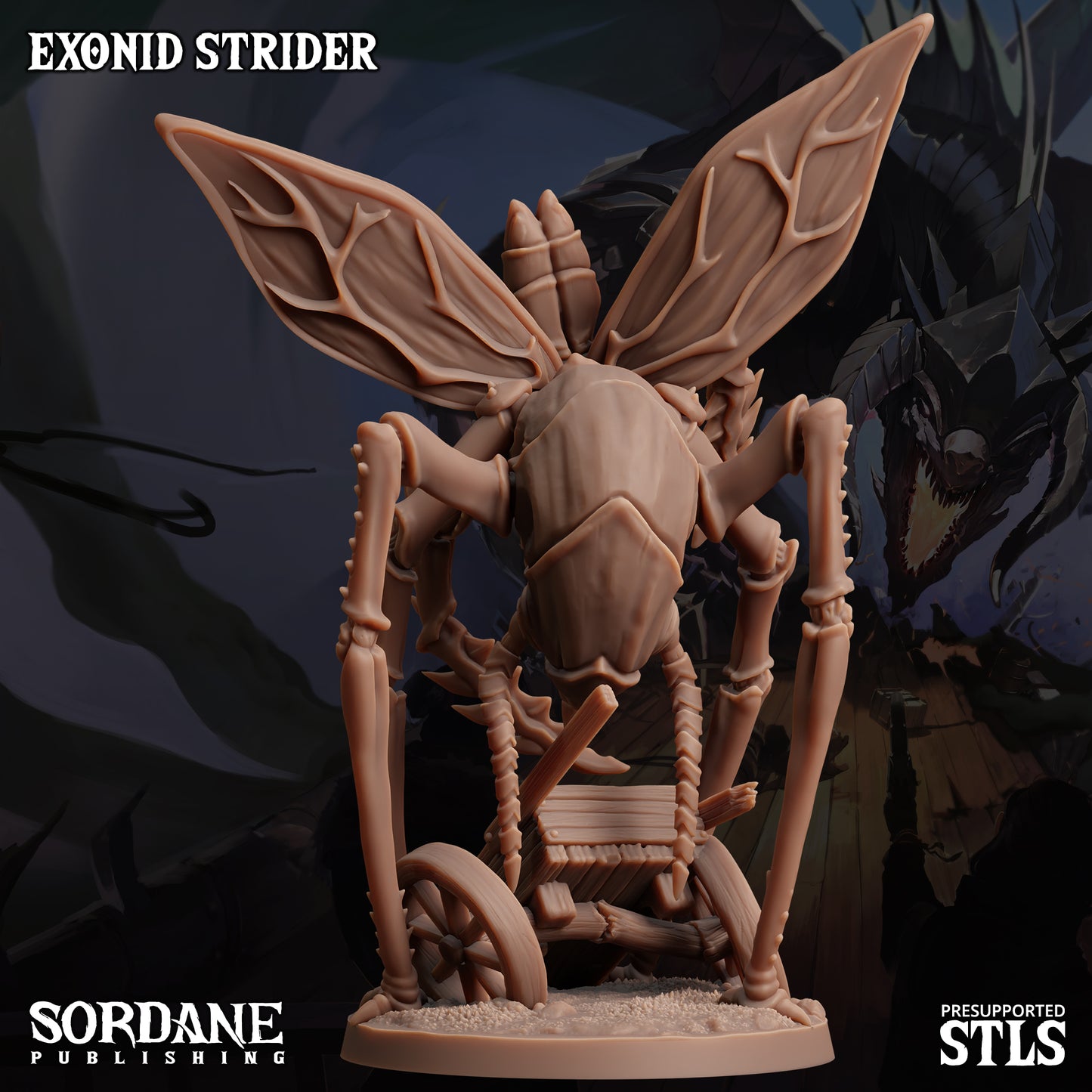 Exonid Strider DND TTRPG Resin Model 75mm Base