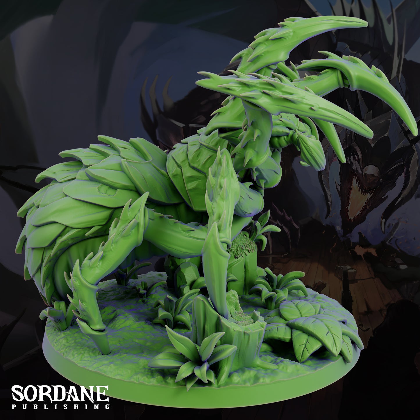 Giant Spider DND Miniature TTRPG Resin Figure 50mm Base
