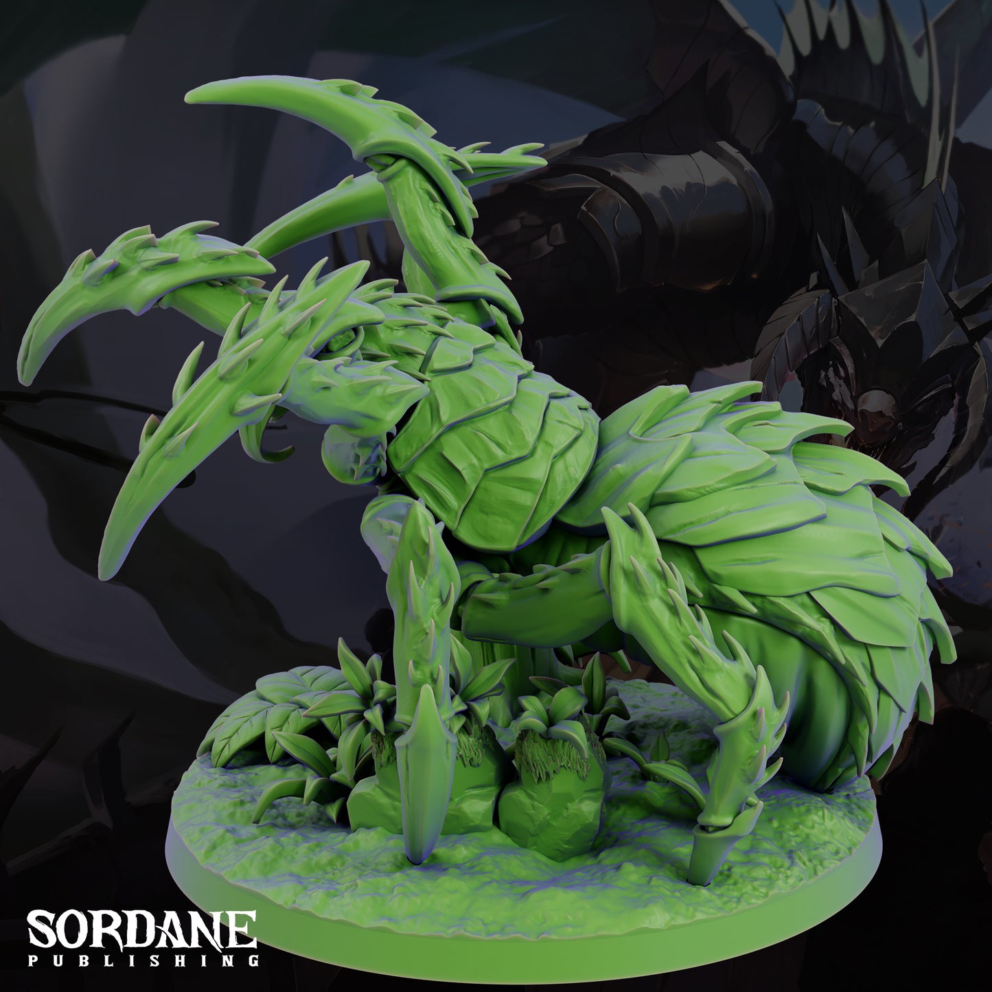 Giant Spider DND Miniature TTRPG Resin Figure 50mm Base