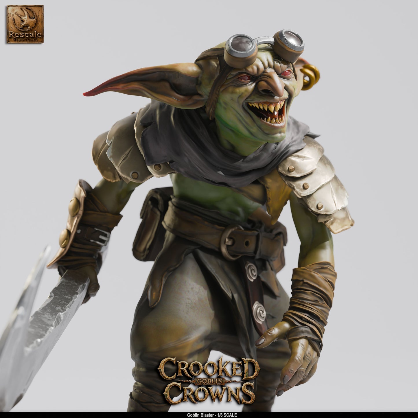 Goblin Blaster Goblin Gunner Resin Figure 1/6 Scale Display Model
