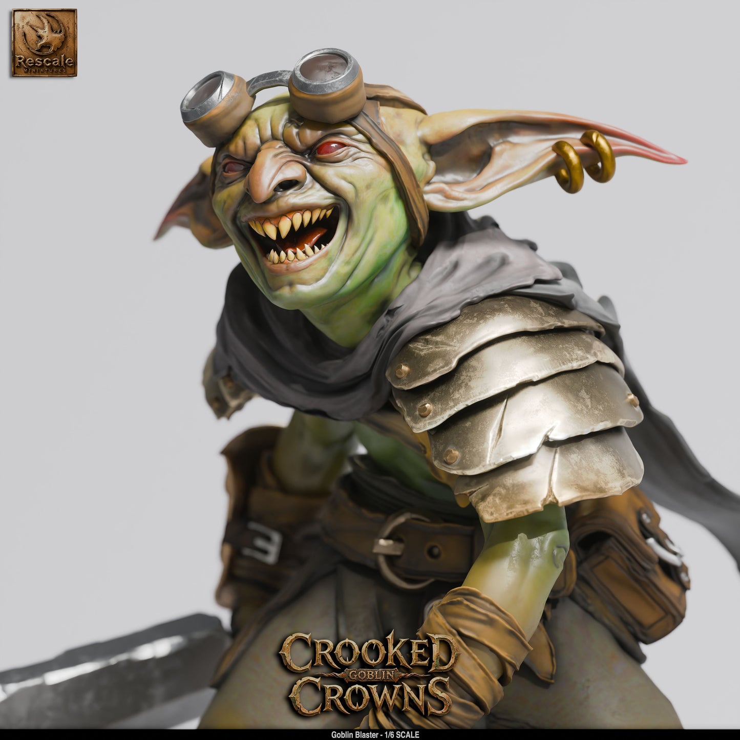 Goblin Blaster Goblin Gunner Resin Figure 1/6 Scale Display Model