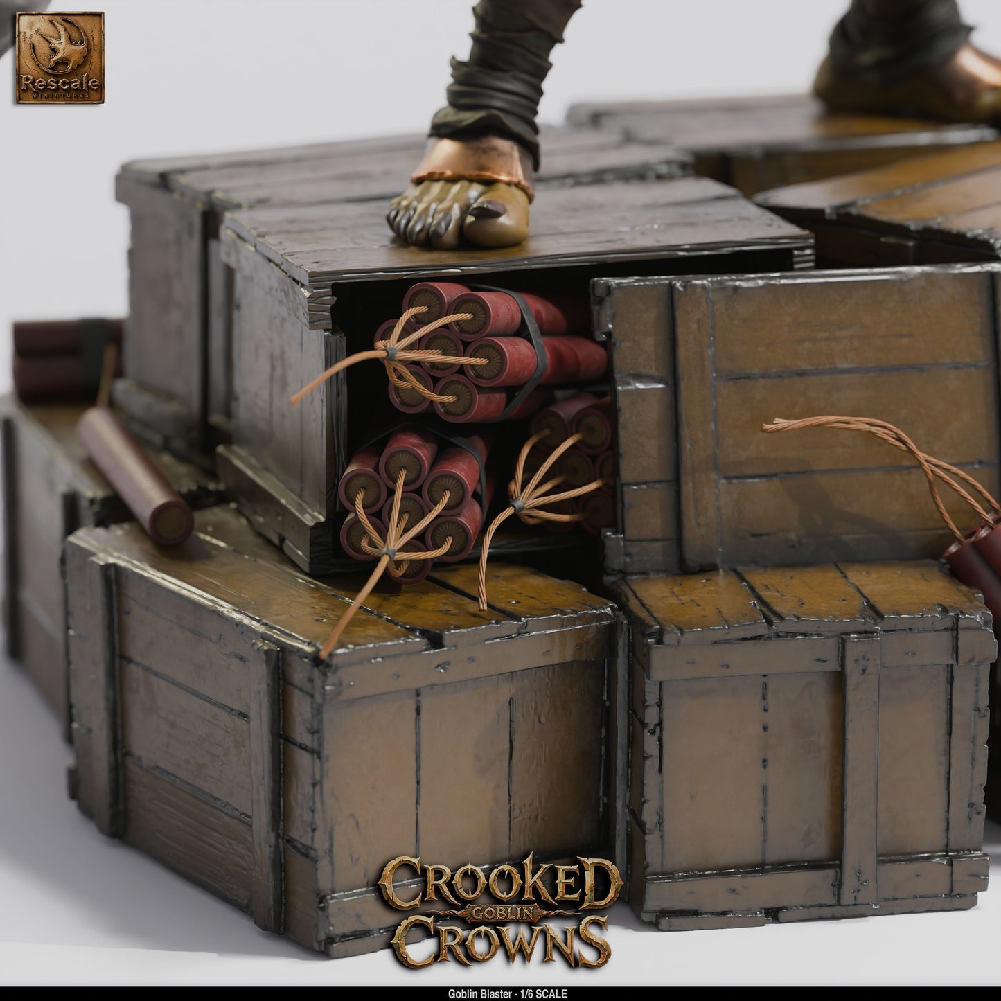 Goblin Blaster Goblin Gunner Resin Figure 1/6 Scale Display Model