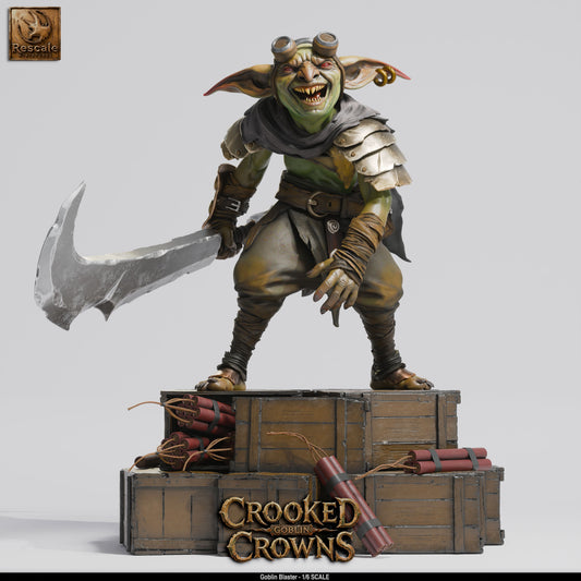 Goblin Blaster Goblin Gunner Resin Figure 1/6 Scale Display Model
