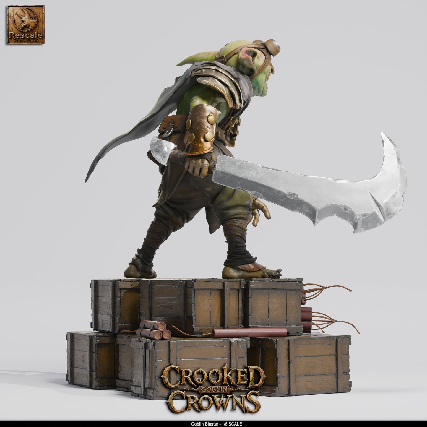 Goblin Blaster Goblin Gunner Resin Figure 1/6 Scale Display Model