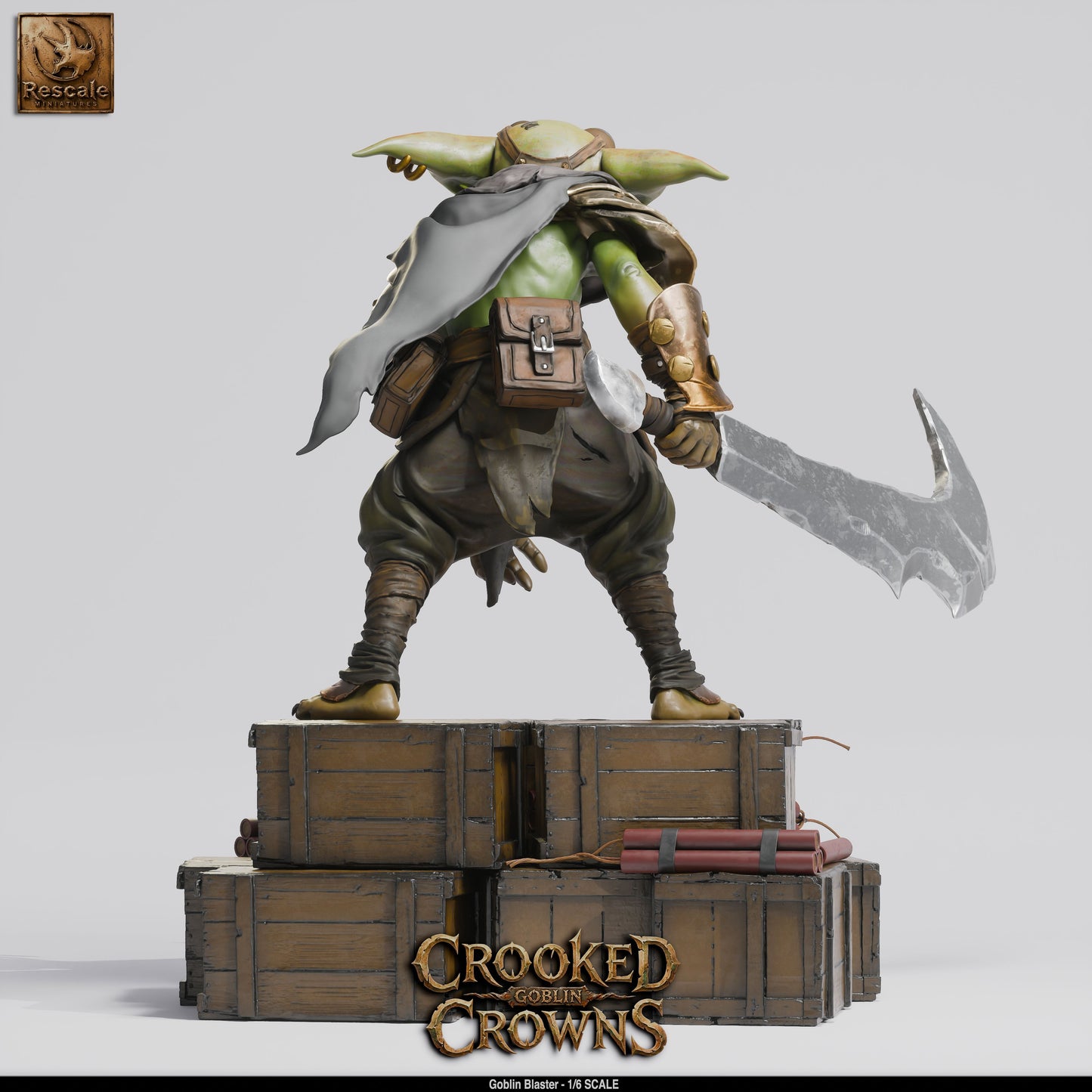 Goblin Blaster Goblin Gunner Resin Figure 1/6 Scale Display Model