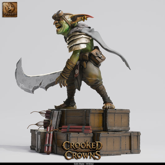 Goblin Blaster Goblin Gunner Resin Figure 1/6 Scale Display Model