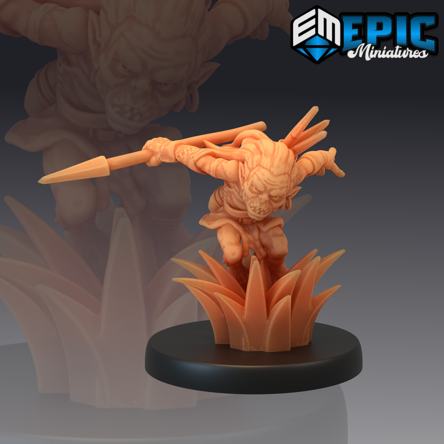 Goblin & Elf Miniatures D&D | Fantasy Tabletop RPG Characters | Resin Printed Figures | 25mm Base
