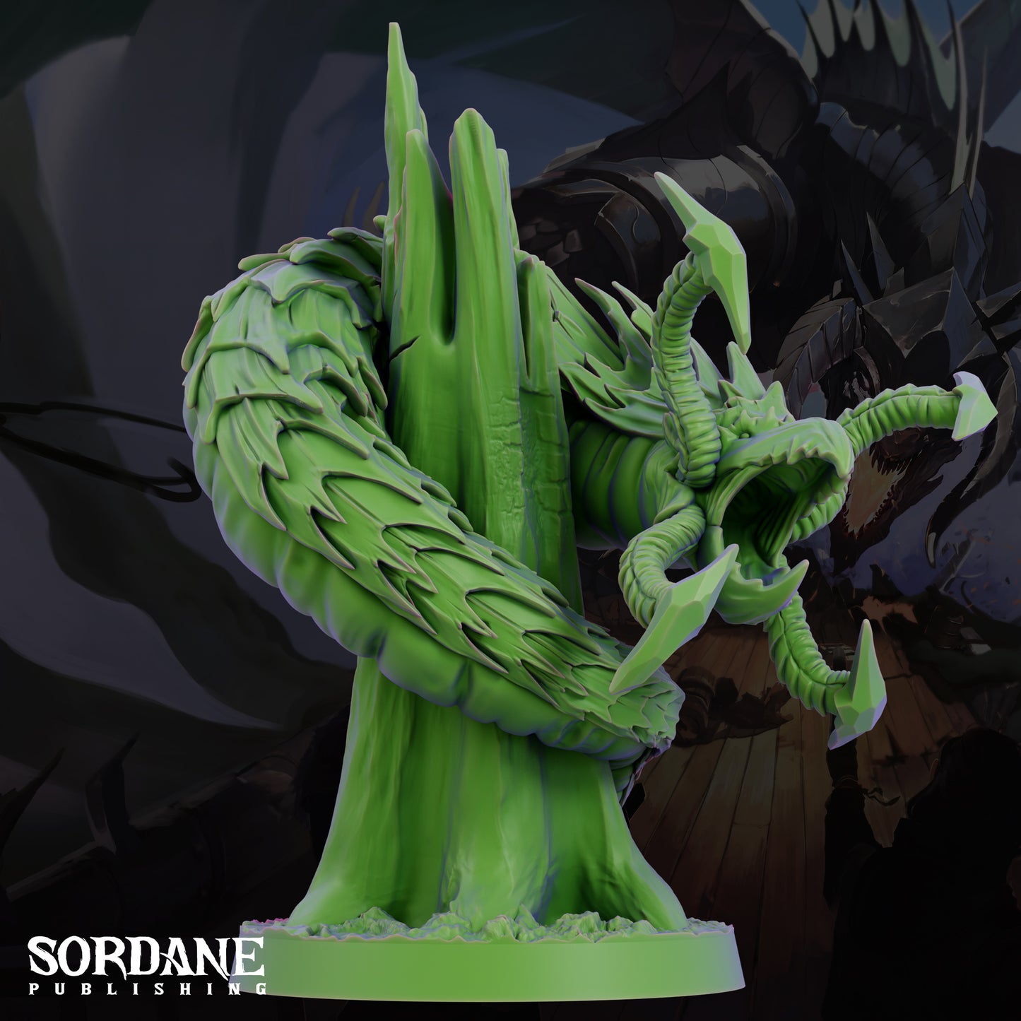 Grick Aberration Monster DND Miniature TTRPG Resin Figure 25mm Base