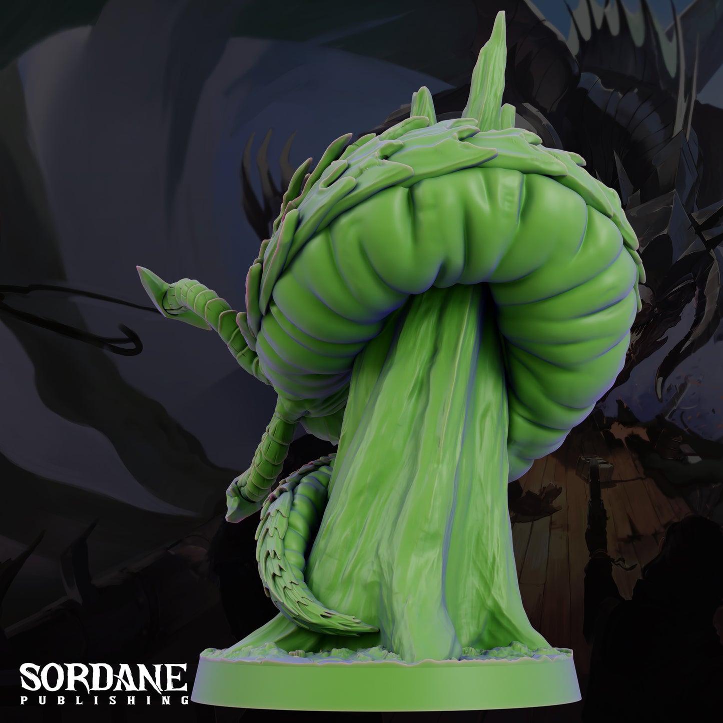 Grick Aberration Monster DND Miniature TTRPG Resin Figure 25mm Base
