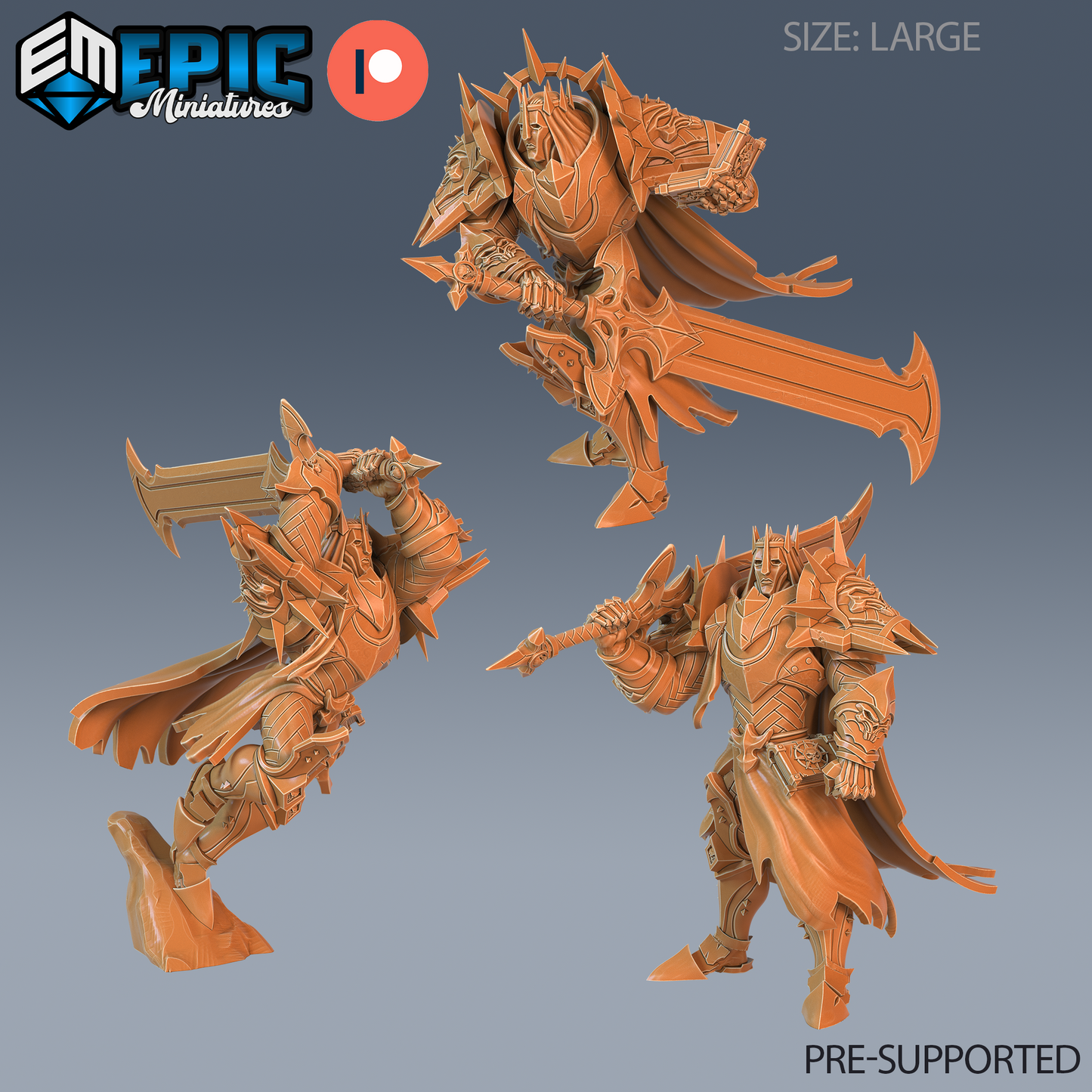 Heavenly Guard DND TTRPG Resin Model 51mm Base