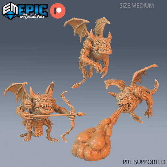 Hell Spawn | Infernal Demon Minion | Resin Tabletop RPG Figure | 25mm Base
