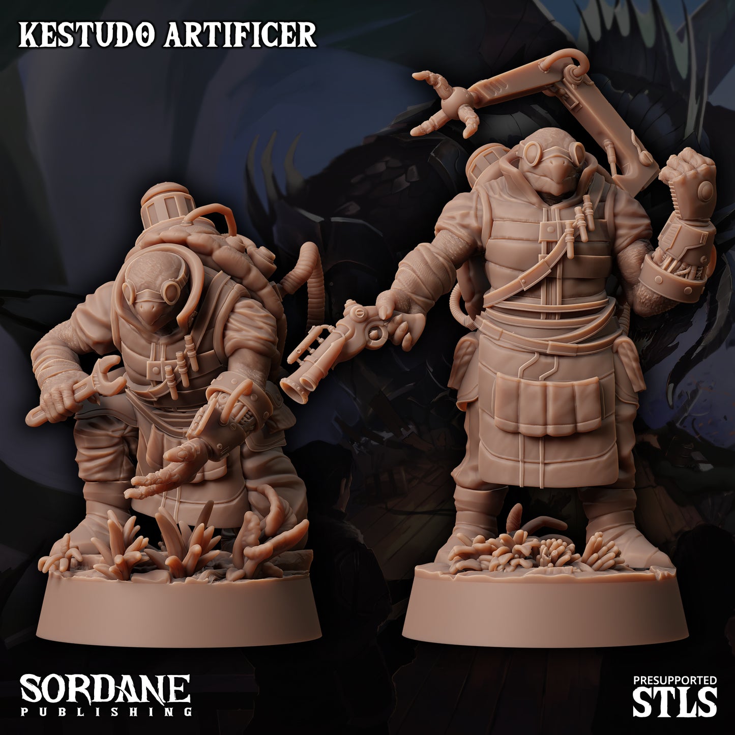 Artificer DND Miniature TTRPG Resin Figure 25mm Base