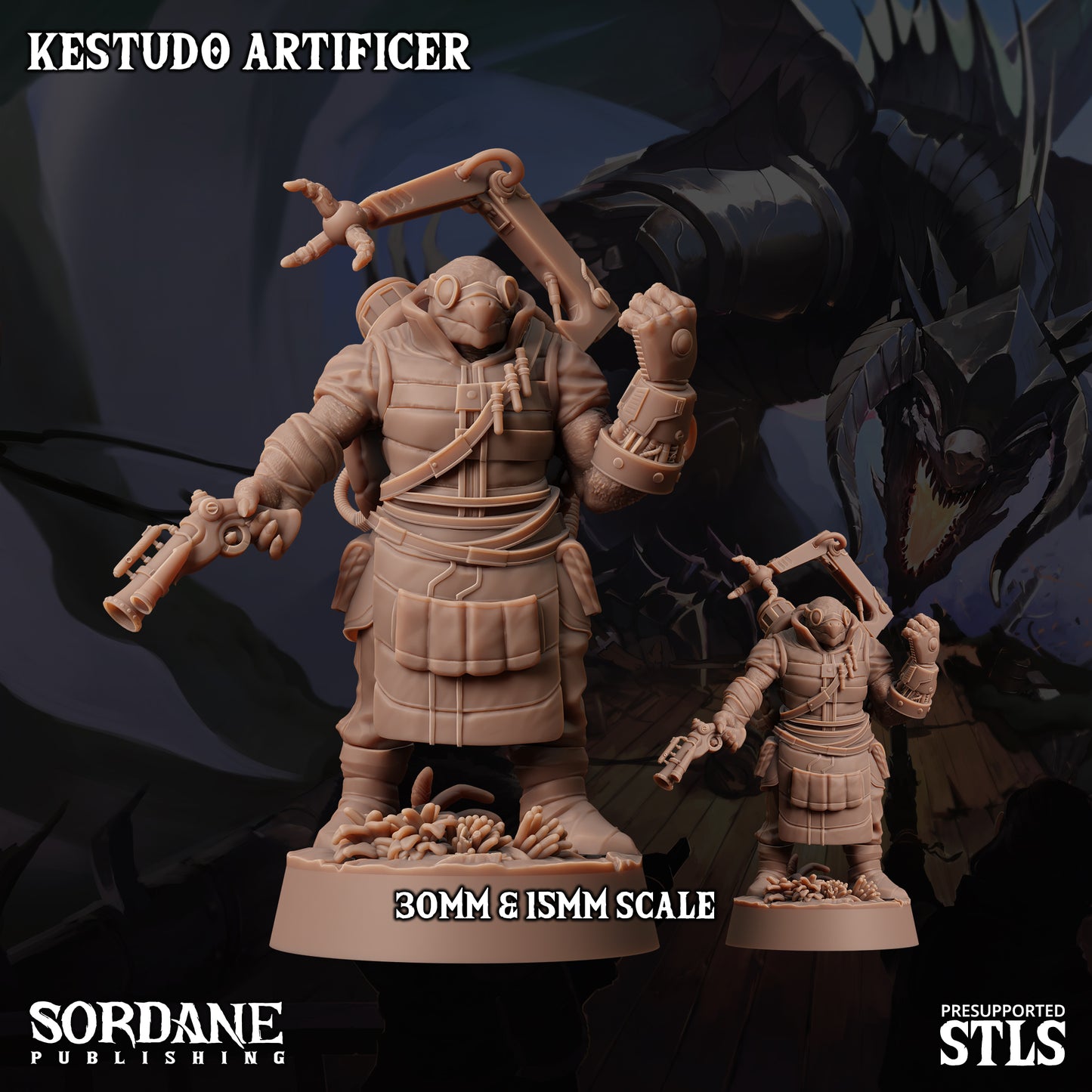 Artificer DND Miniature TTRPG Resin Figure 25mm Base