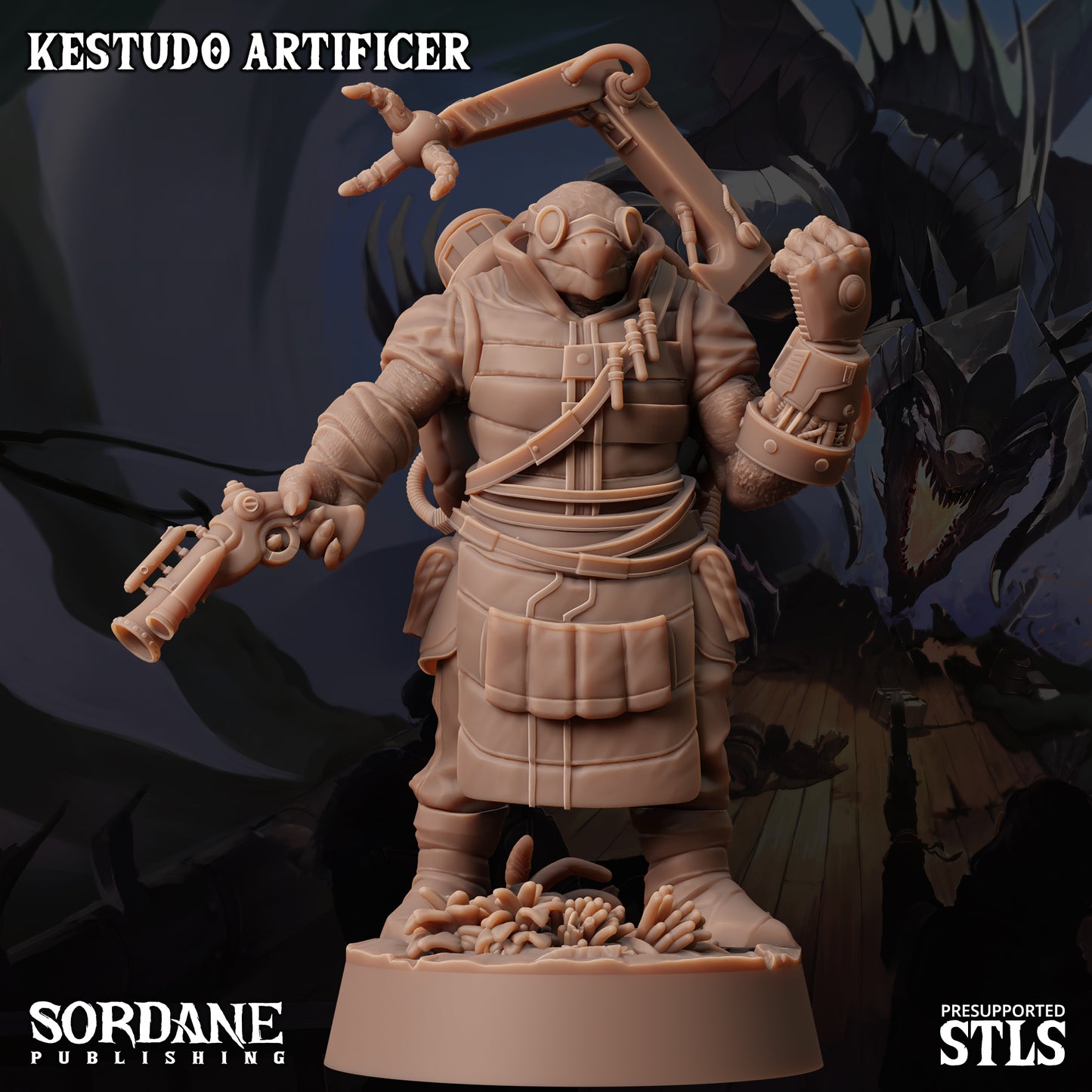 Artificer DND Miniature TTRPG Resin Figure 25mm Base