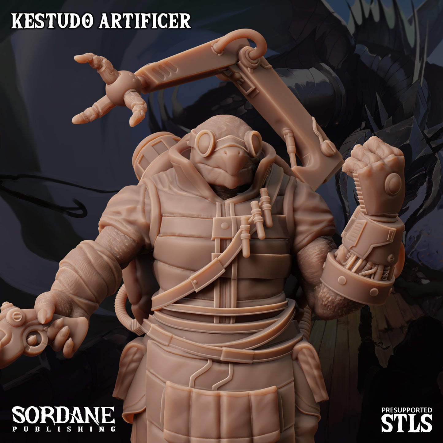 Artificer DND Miniature TTRPG Resin Figure 25mm Base