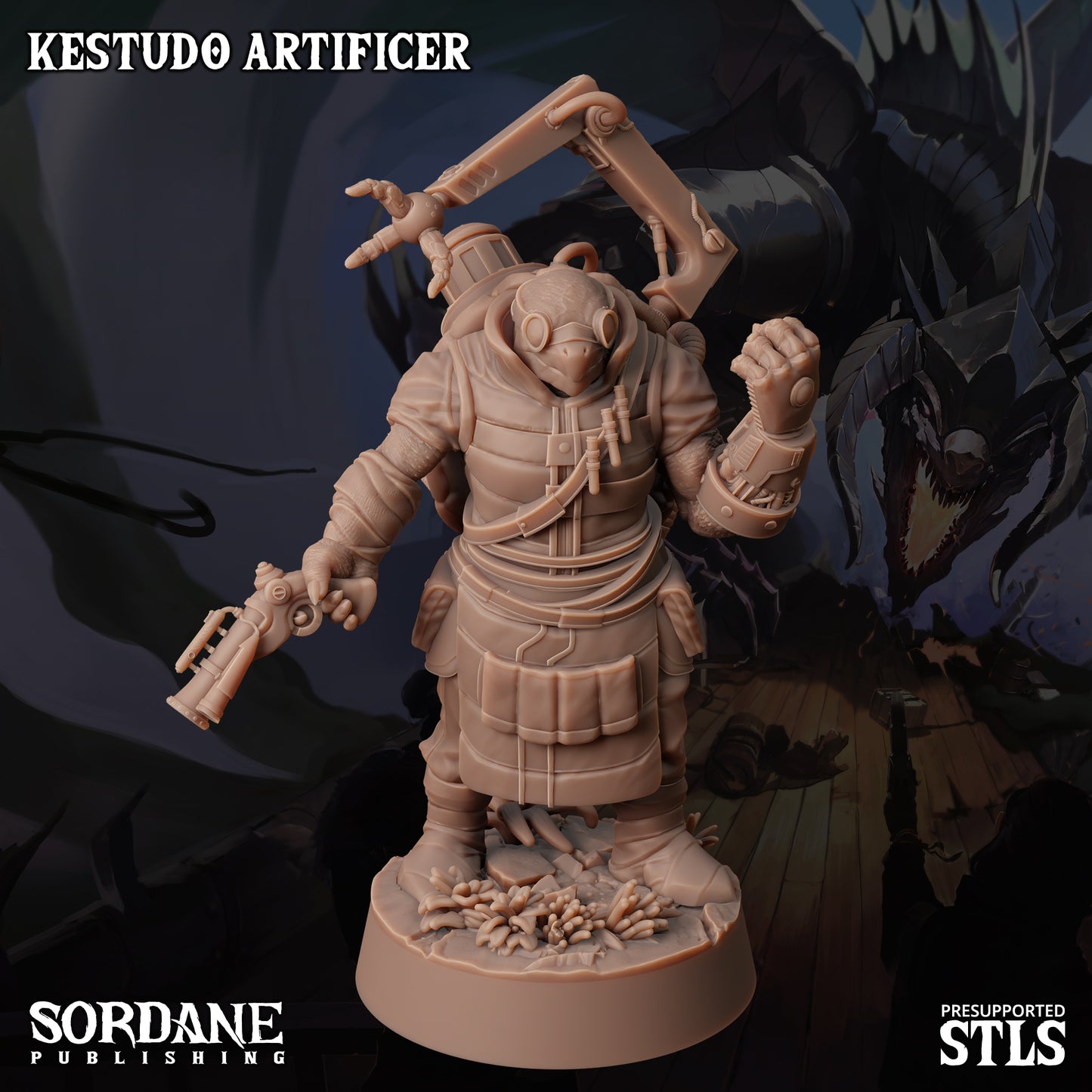 Artificer DND Miniature TTRPG Resin Figure 25mm Base