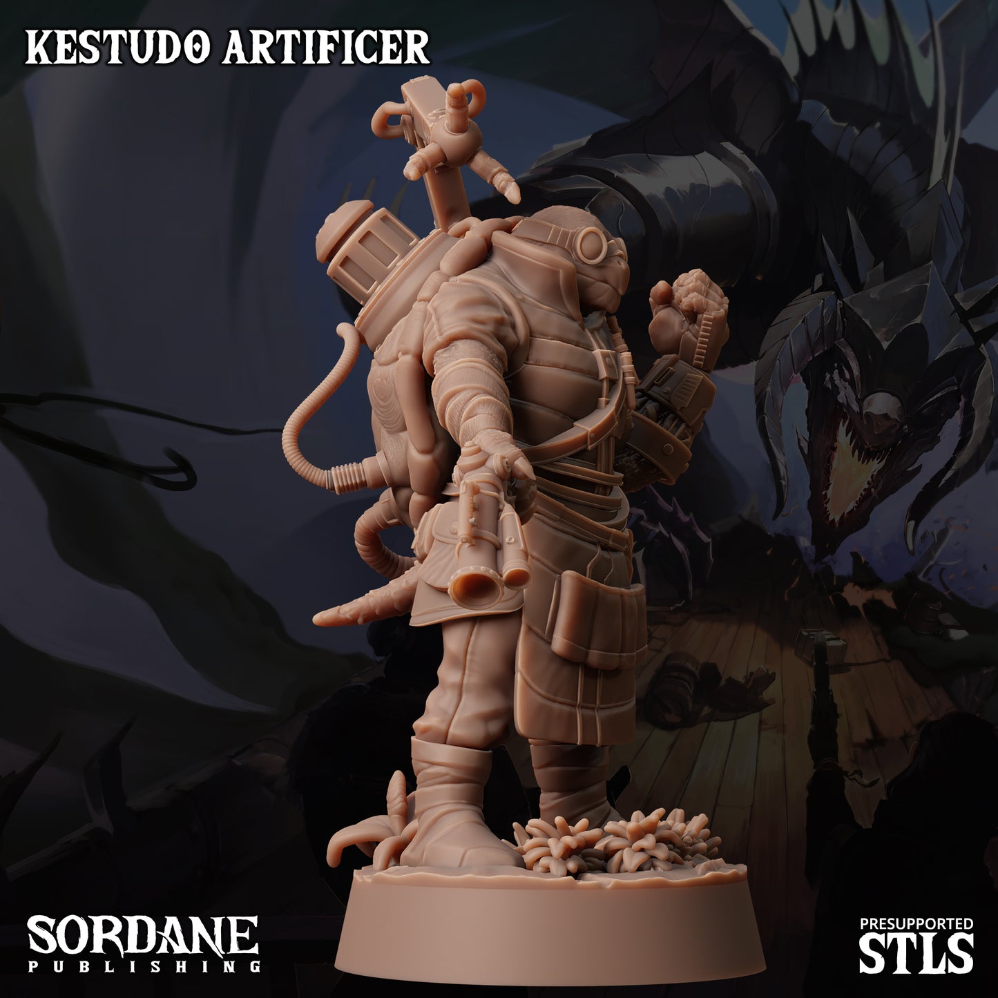 Artificer DND Miniature TTRPG Resin Figure 25mm Base