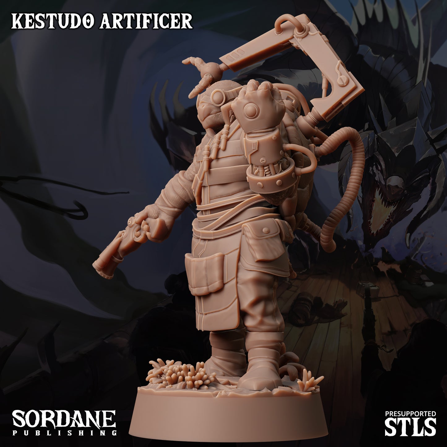 Artificer DND Miniature TTRPG Resin Figure 25mm Base