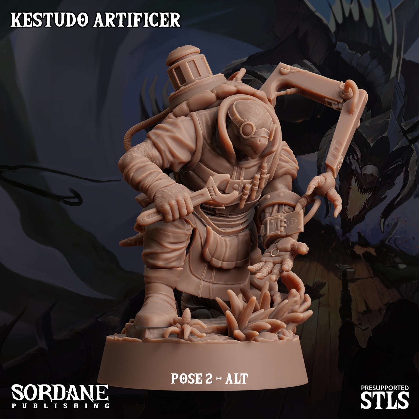Artificer DND Miniature TTRPG Resin Figure 25mm Base