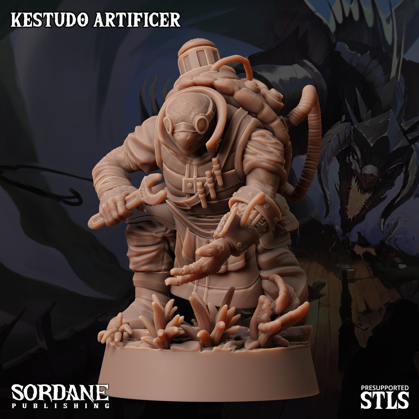 Artificer DND Miniature TTRPG Resin Figure 25mm Base