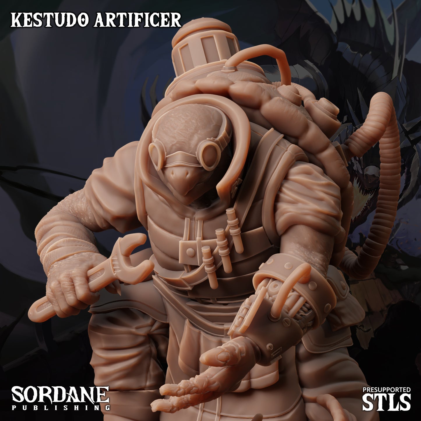 Artificer DND Miniature TTRPG Resin Figure 25mm Base