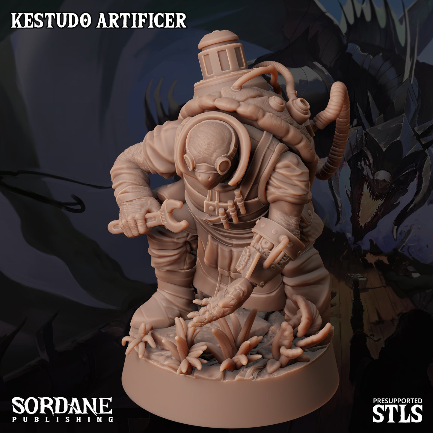 Artificer DND Miniature TTRPG Resin Figure 25mm Base