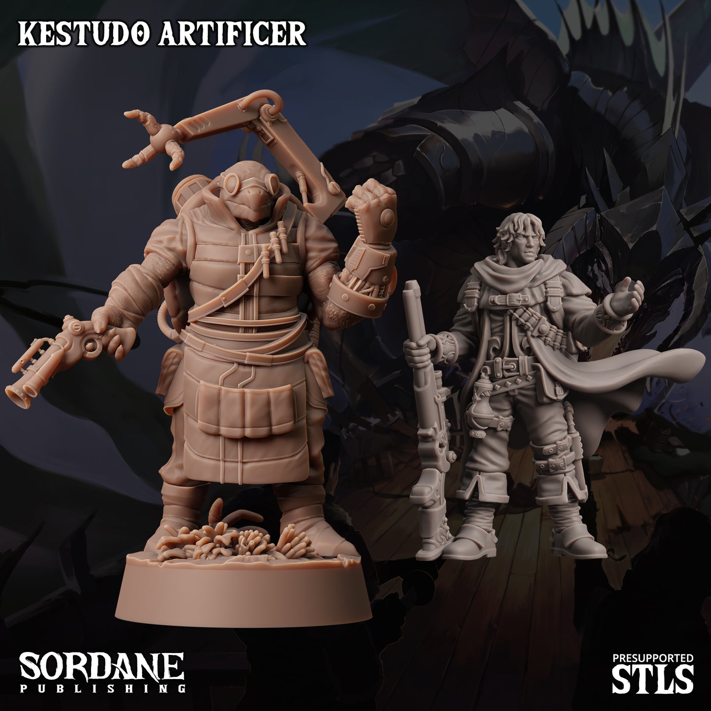 Artificer DND Miniature TTRPG Resin Figure 25mm Base