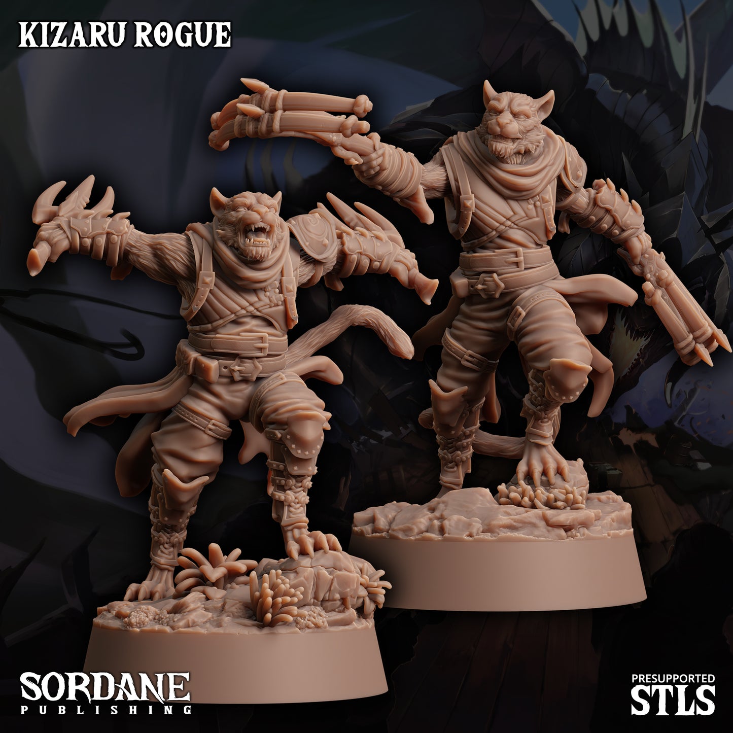 Kizaru Rogue DND Miniature TTRPG Resin Figure 25mm Base