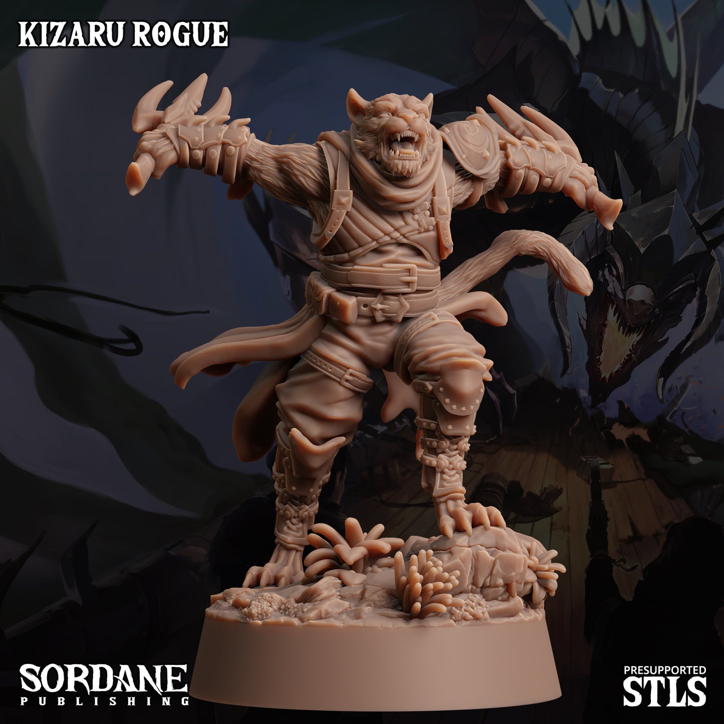 Kizaru Rogue DND Miniature TTRPG Resin Figure 25mm Base
