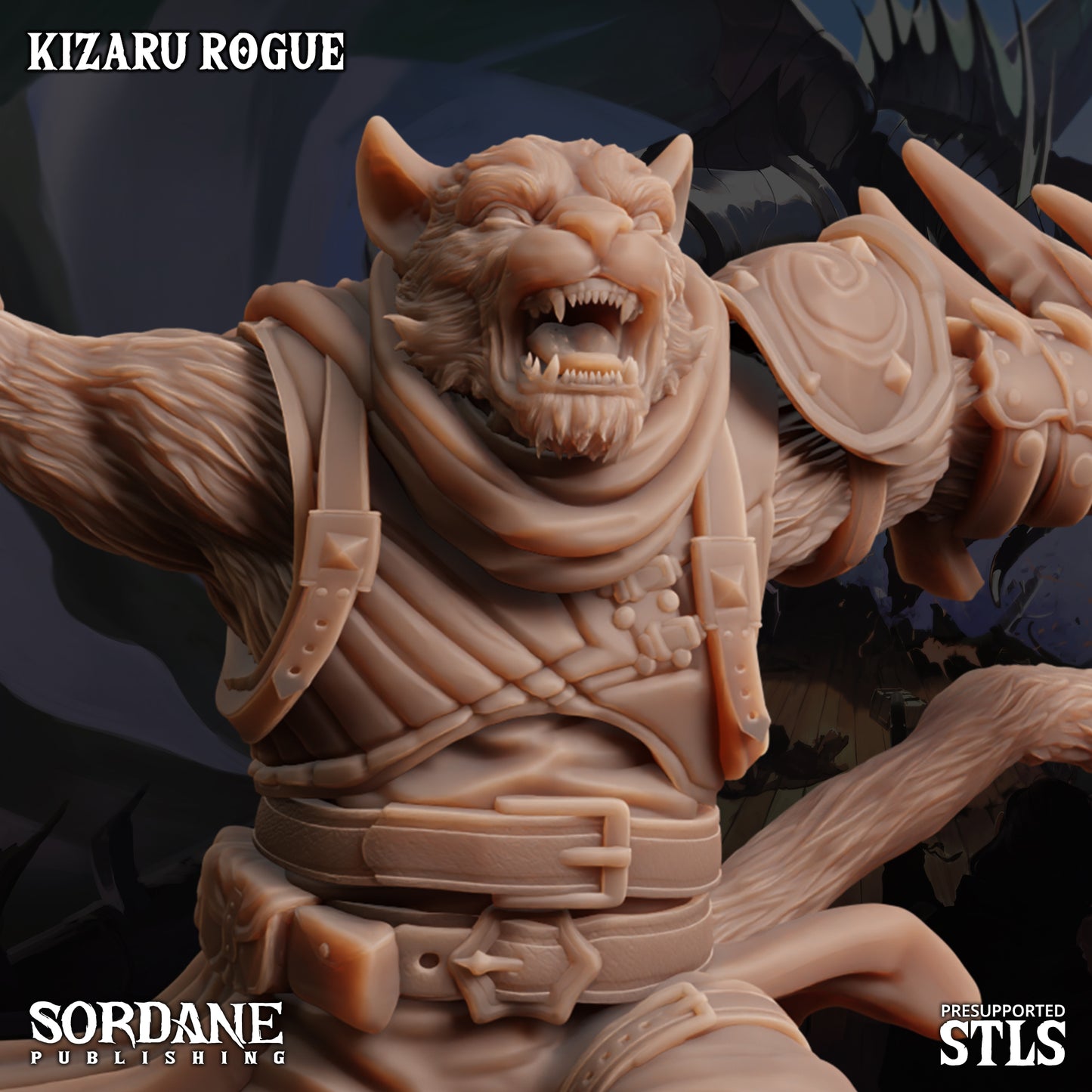 Kizaru Rogue DND Miniature TTRPG Resin Figure 25mm Base
