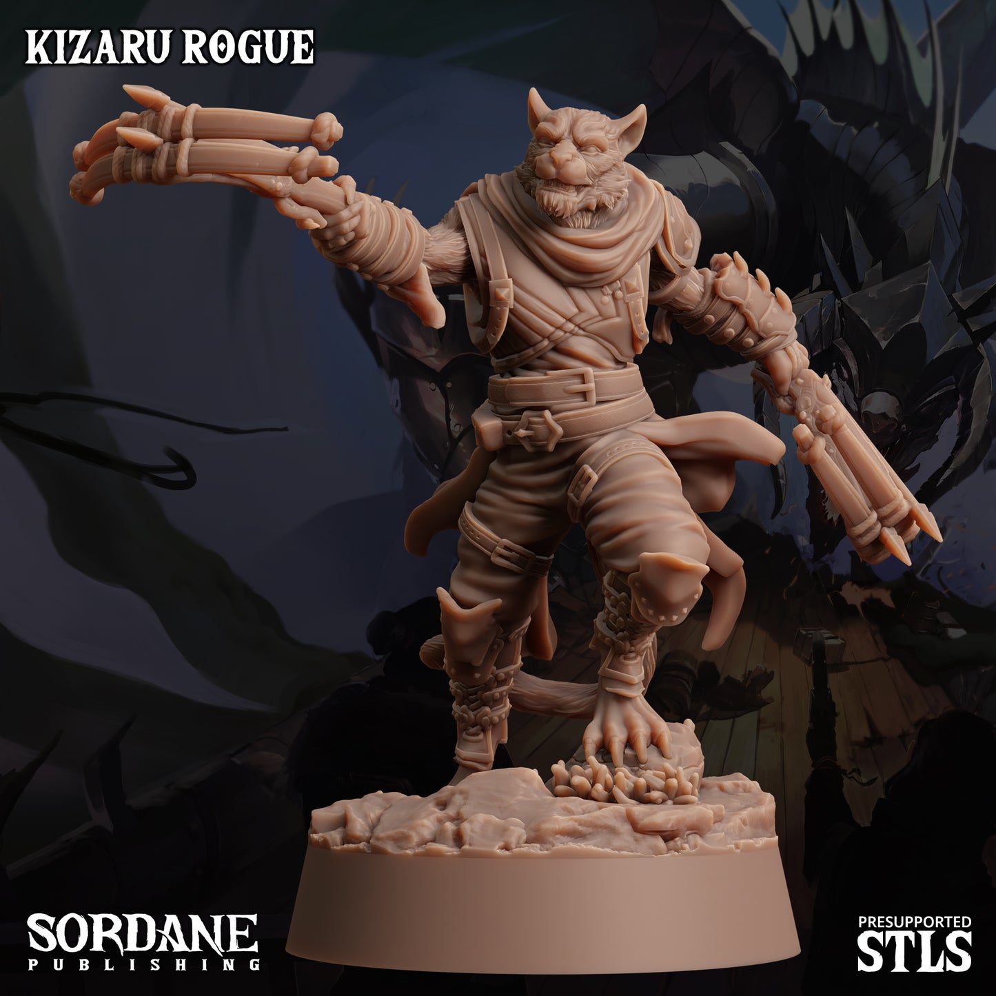 Kizaru Rogue DND Miniature TTRPG Resin Figure 25mm Base