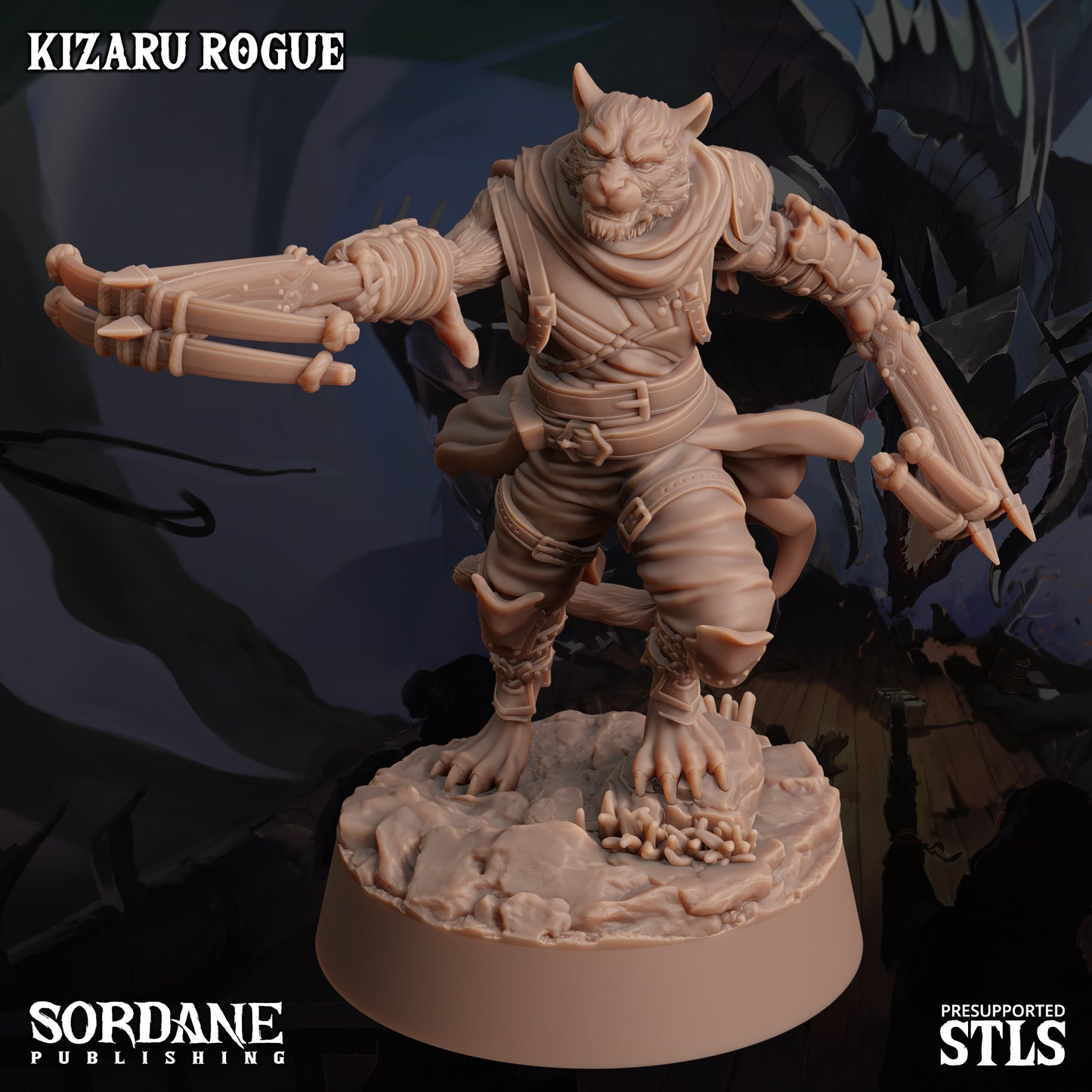 Kizaru Rogue DND Miniature TTRPG Resin Figure 25mm Base